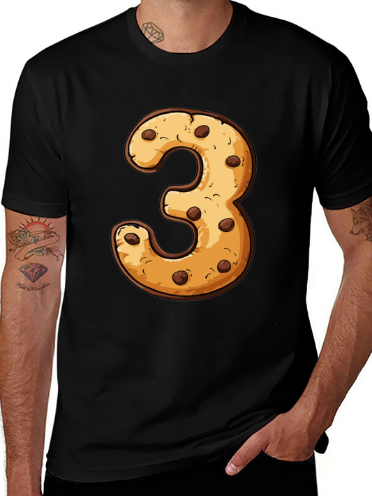 Cookie Number 3 Birthday T-Shirt