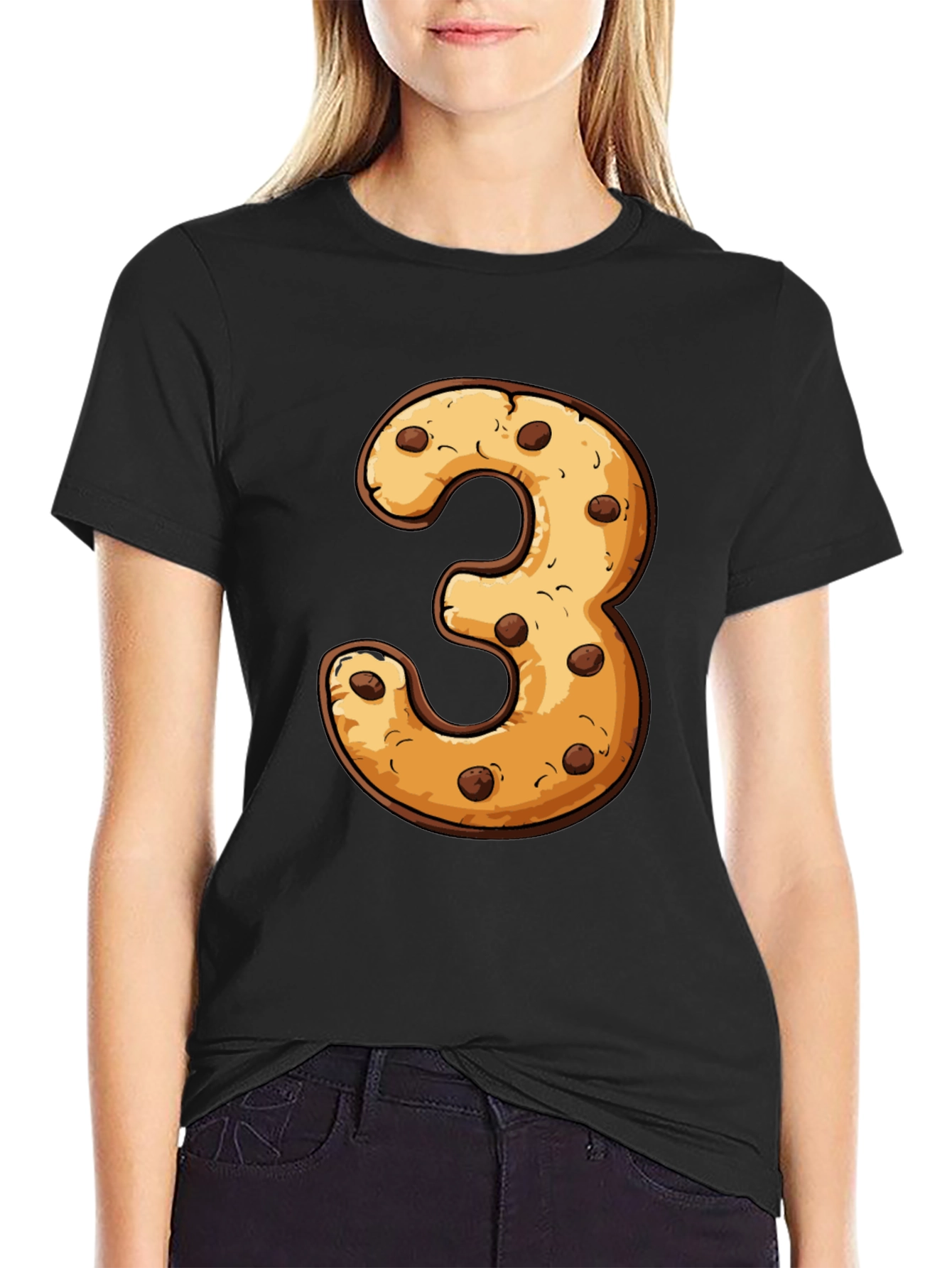 Cookie Number 3 Birthday T-Shirt