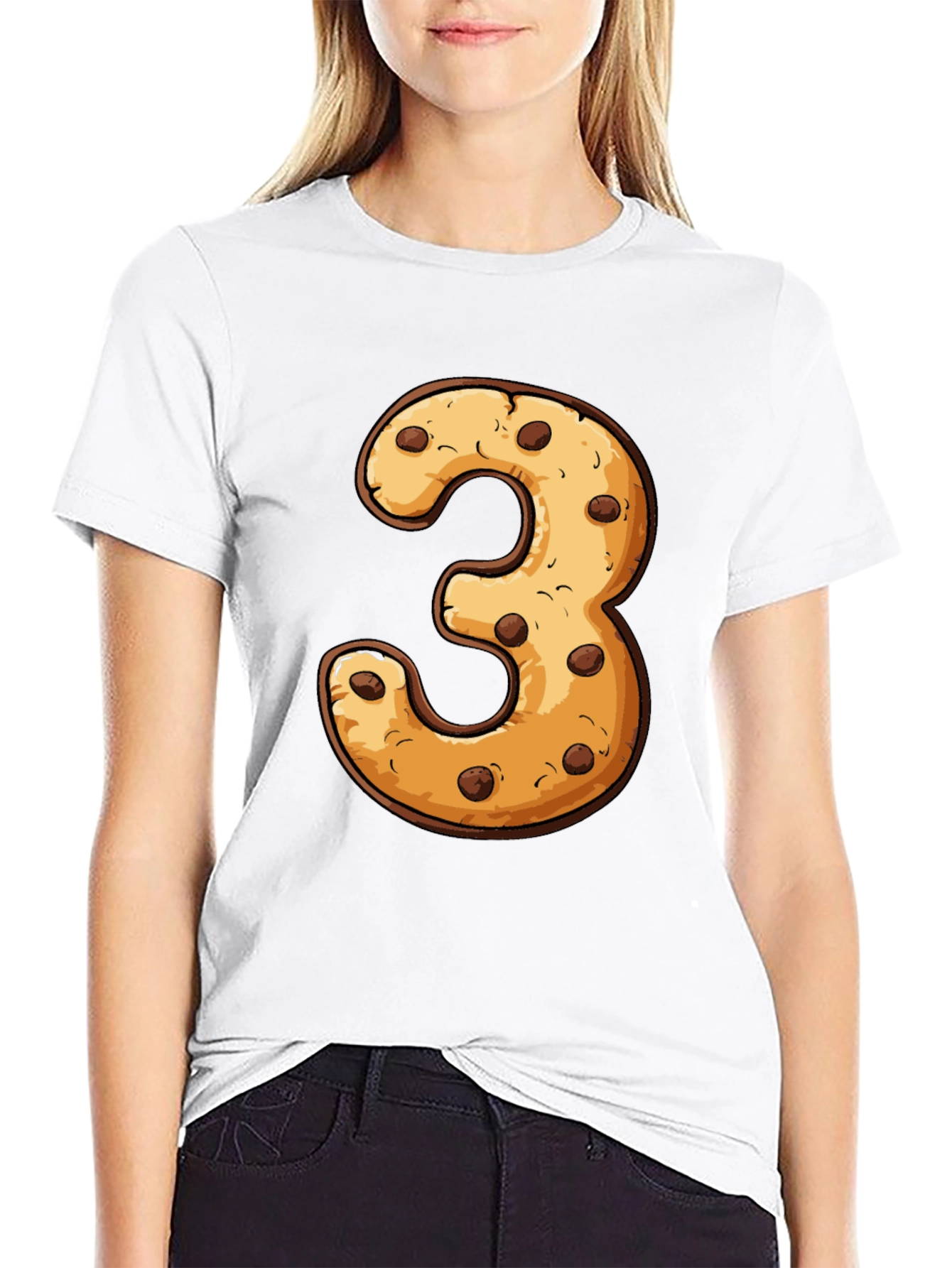 Cookie Number 3 Birthday T-Shirt