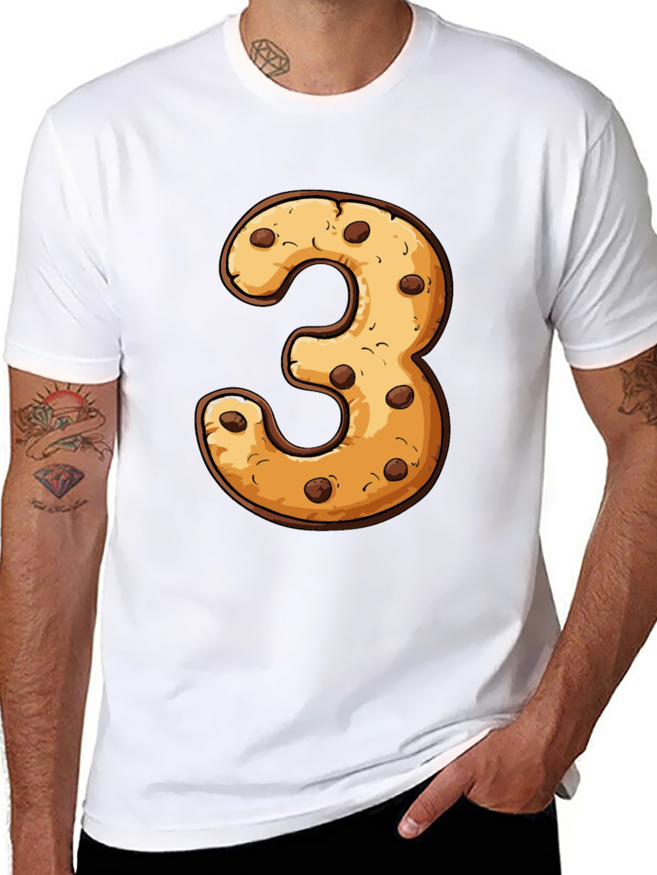 Cookie Number 3 Birthday T-Shirt