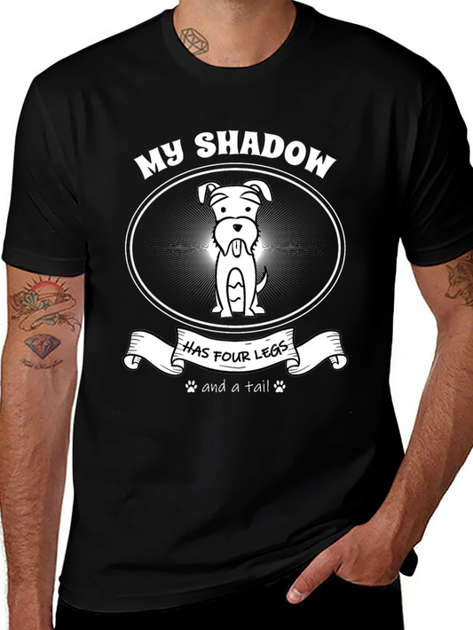 Dog Shadow T-Shirt - Four Legs & A Tail