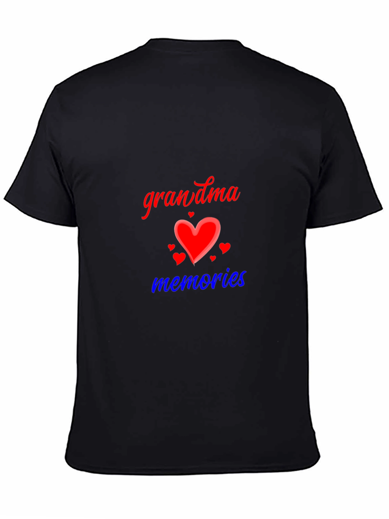 Grandma Memories Black T-Shirt
