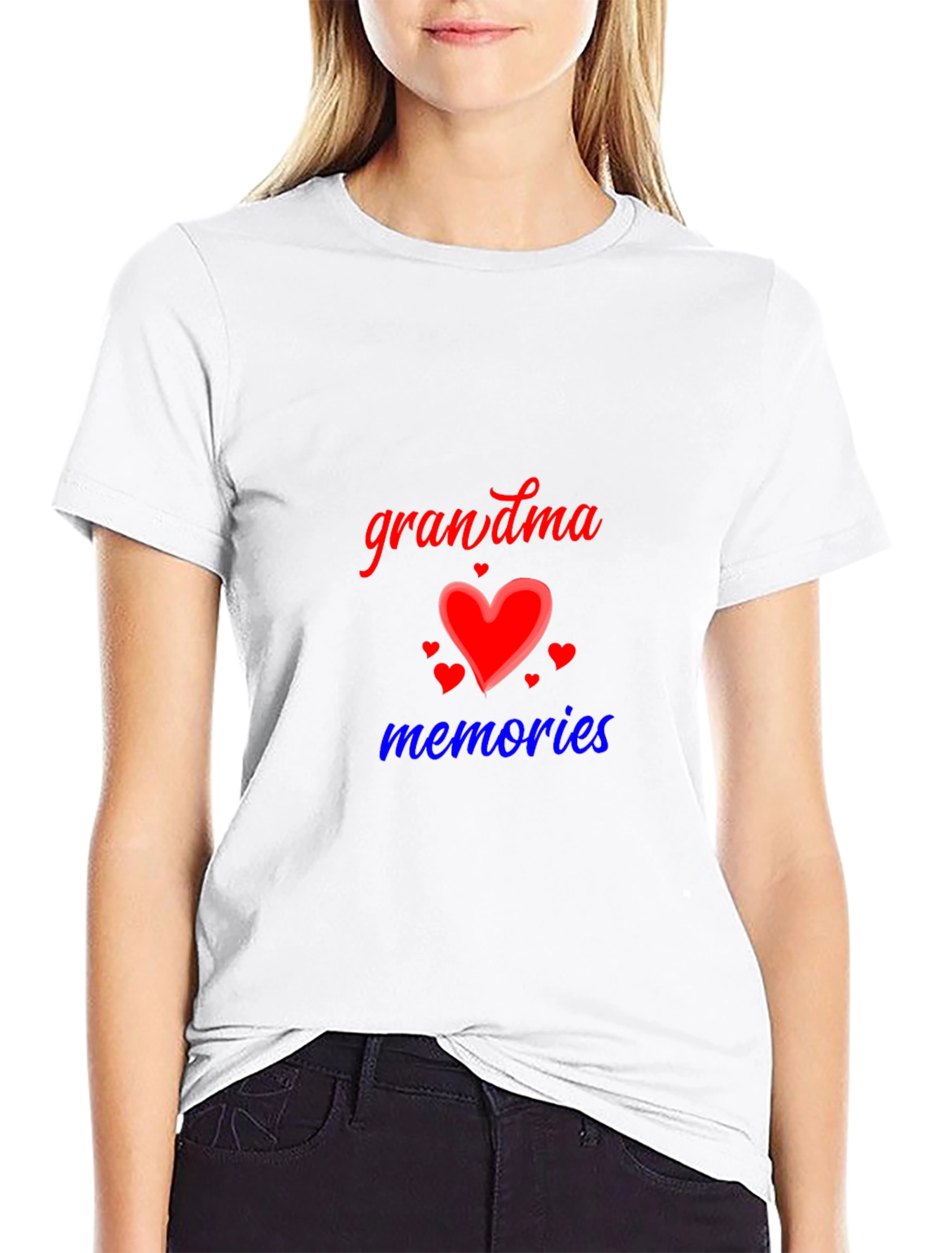 Grandma Memories Black T-Shirt