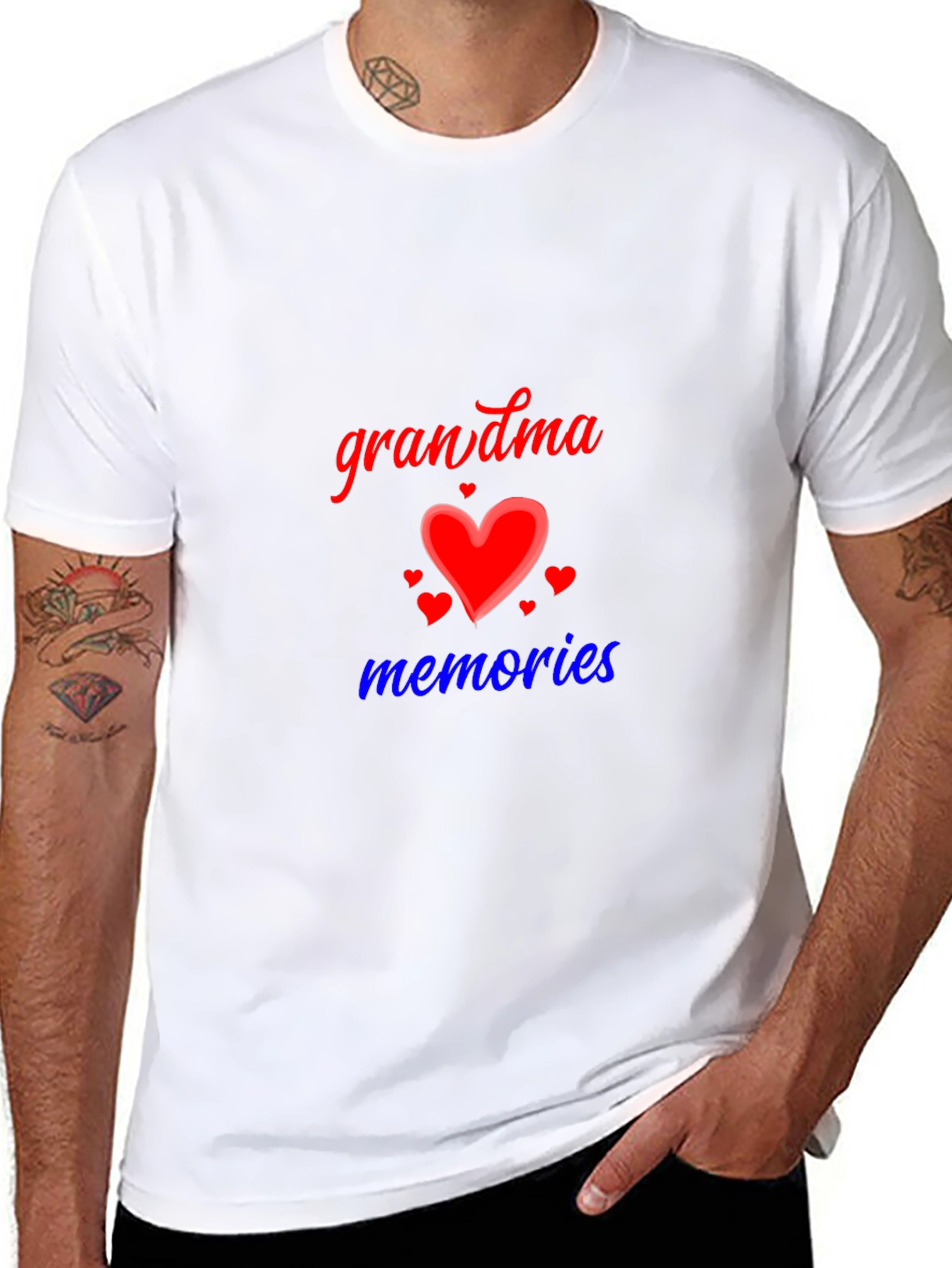 Grandma Memories Black T-Shirt