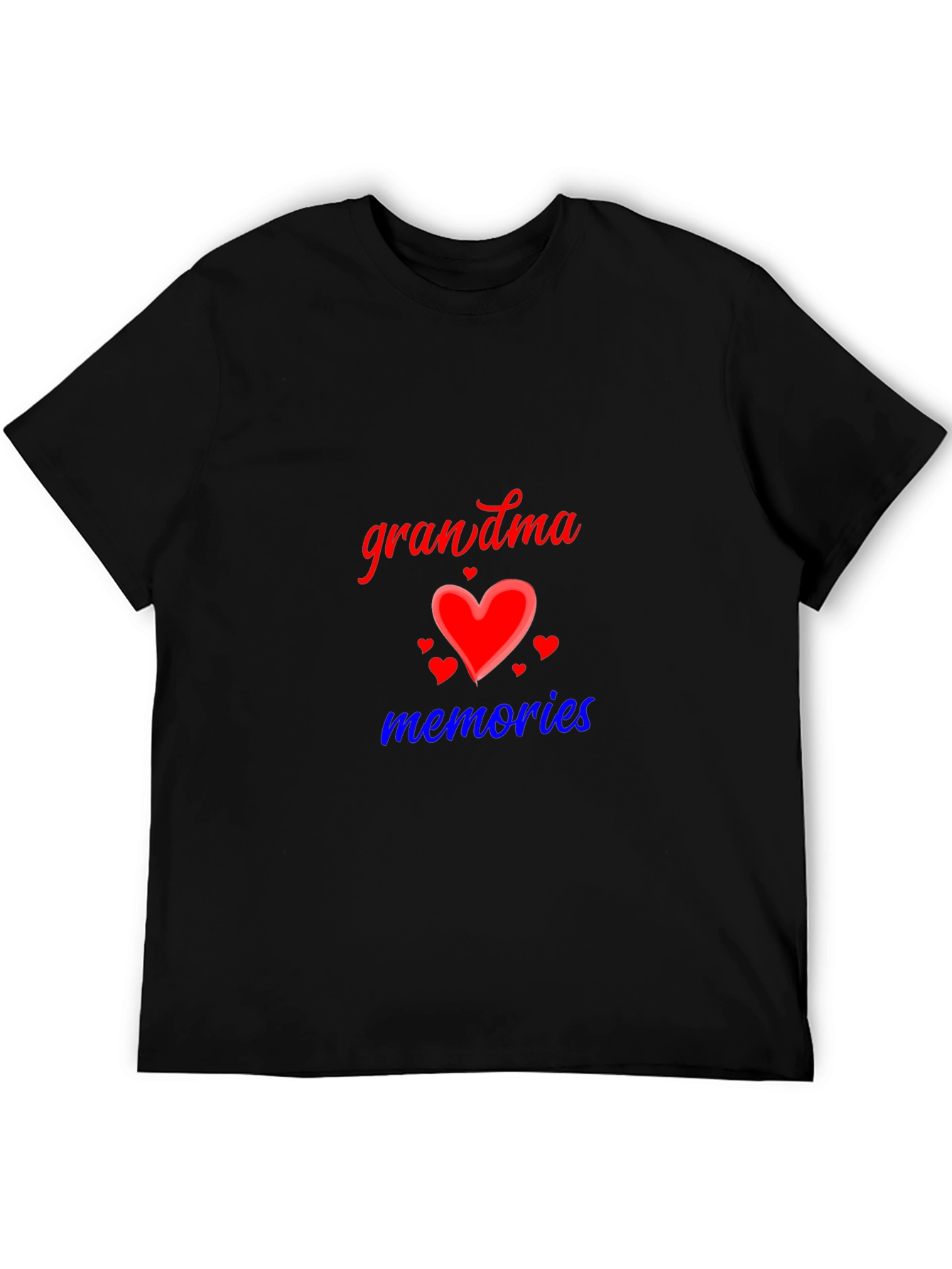 Grandma Memories Black T-Shirt