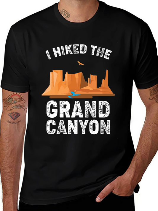 Grand Canyon Hiker Graphic Tee - Black