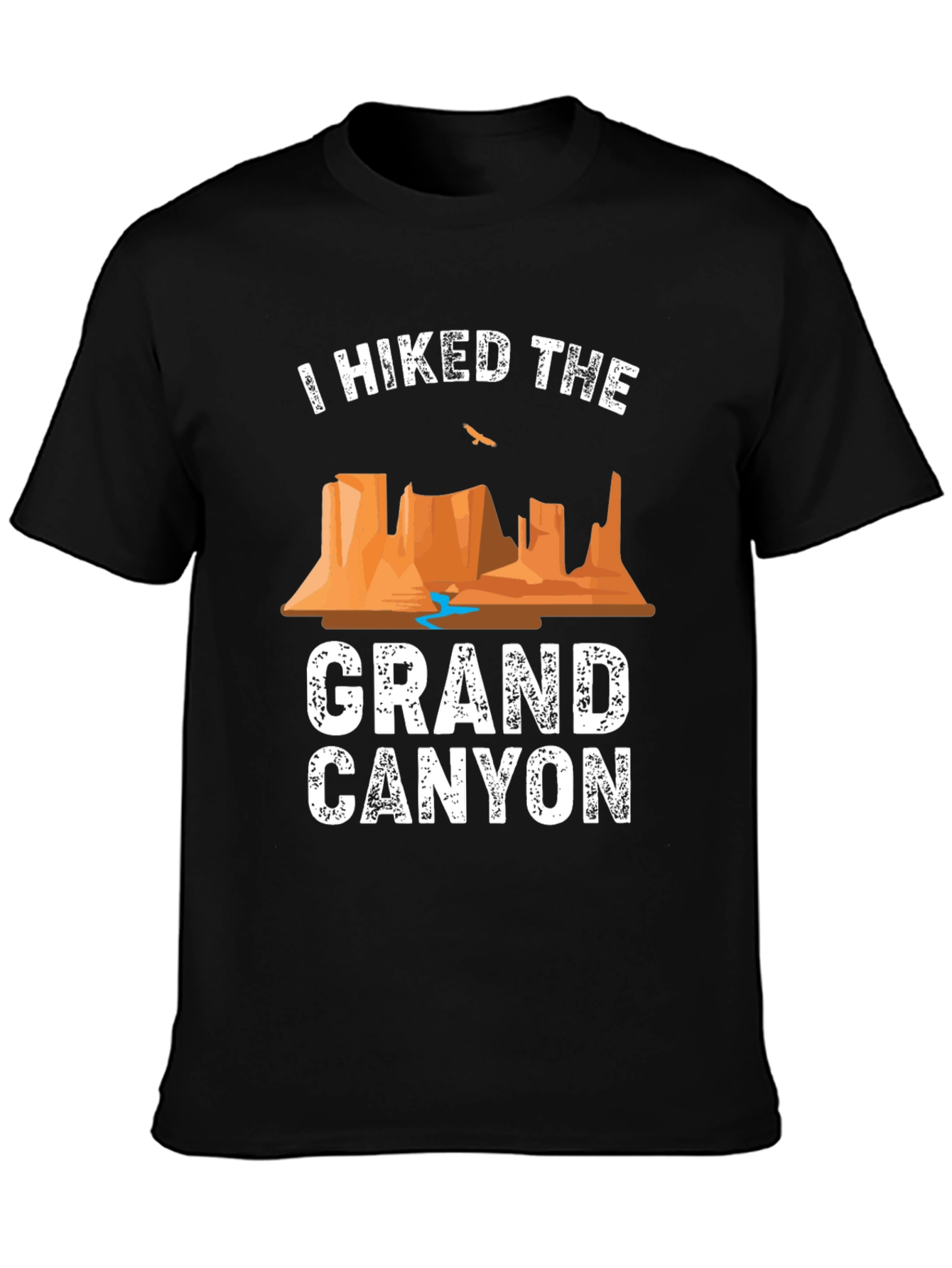 Grand Canyon Hiker Graphic Tee - Black