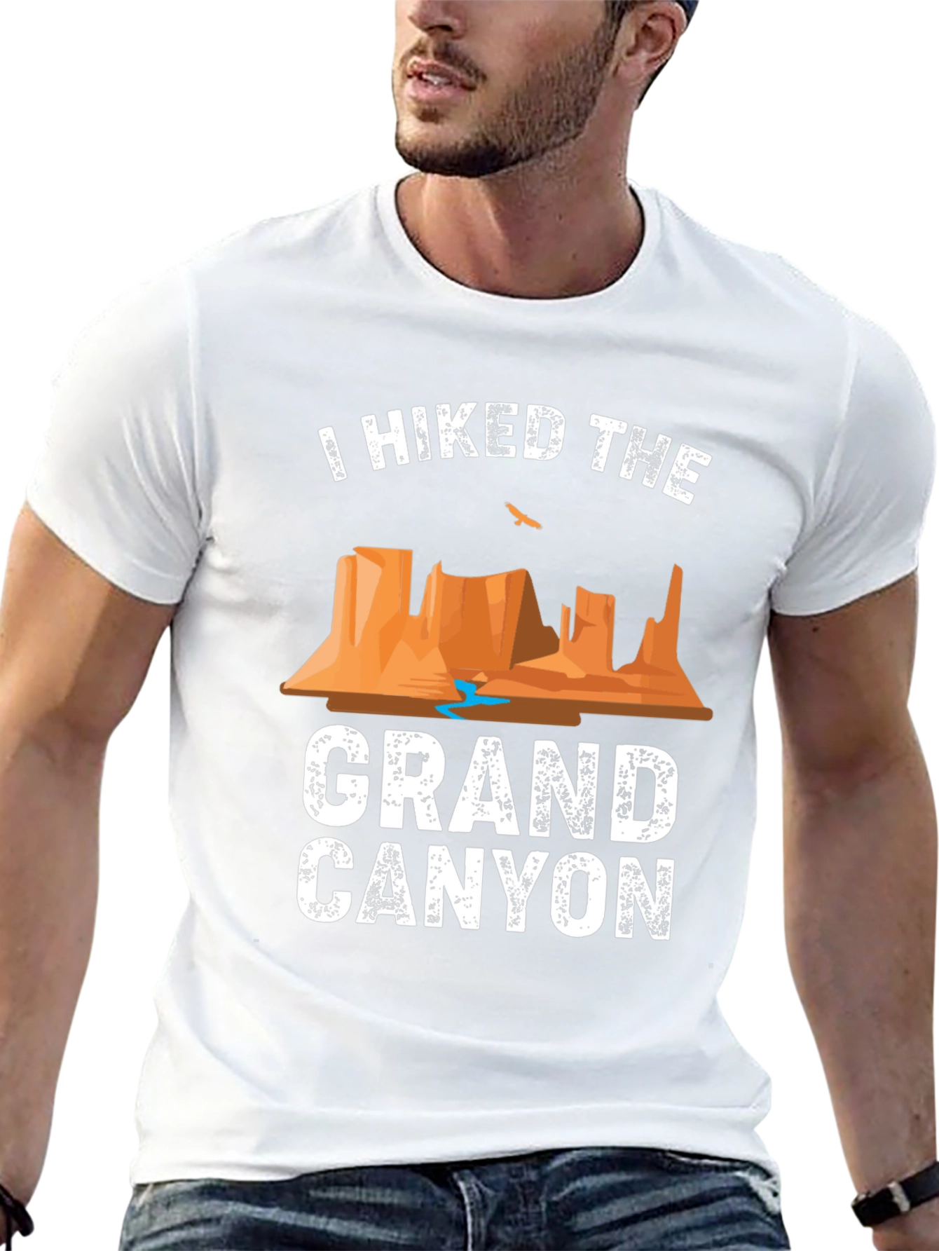 Grand Canyon Hiker Graphic Tee - Black