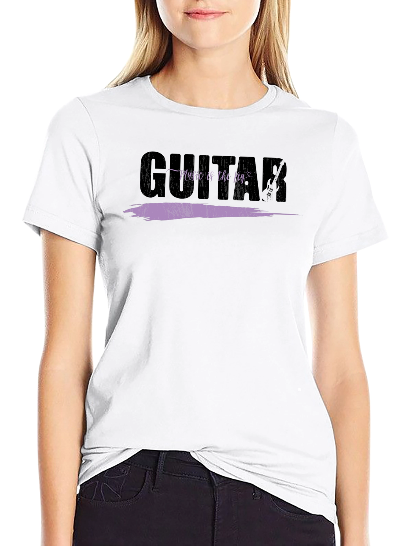 Guitar Music is Key Graphic Tee - Unisex