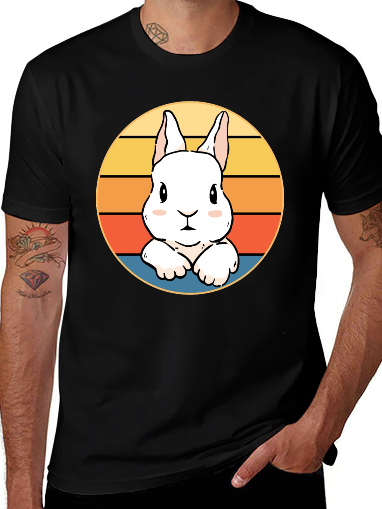Cute Bunny Sunset T-Shirt