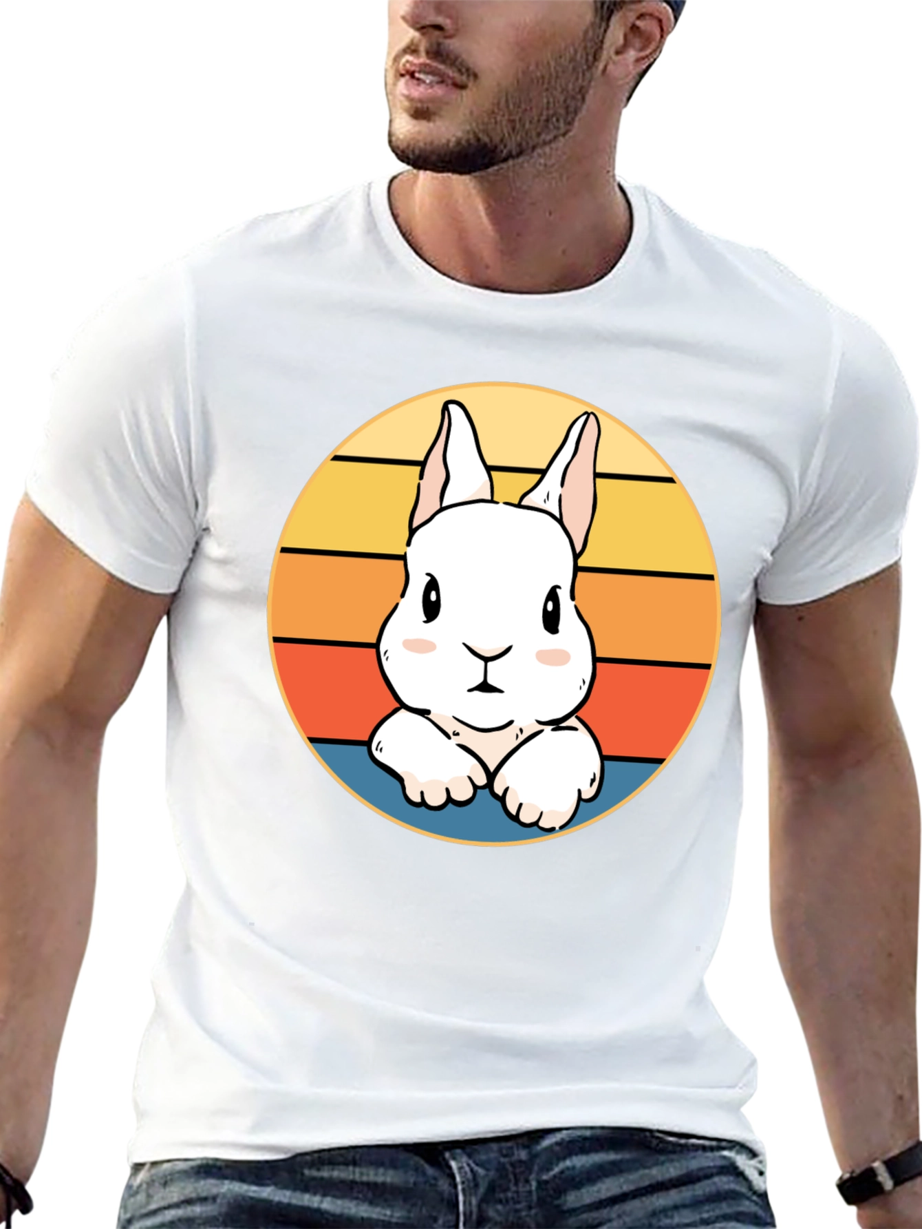 Cute Bunny Sunset T-Shirt