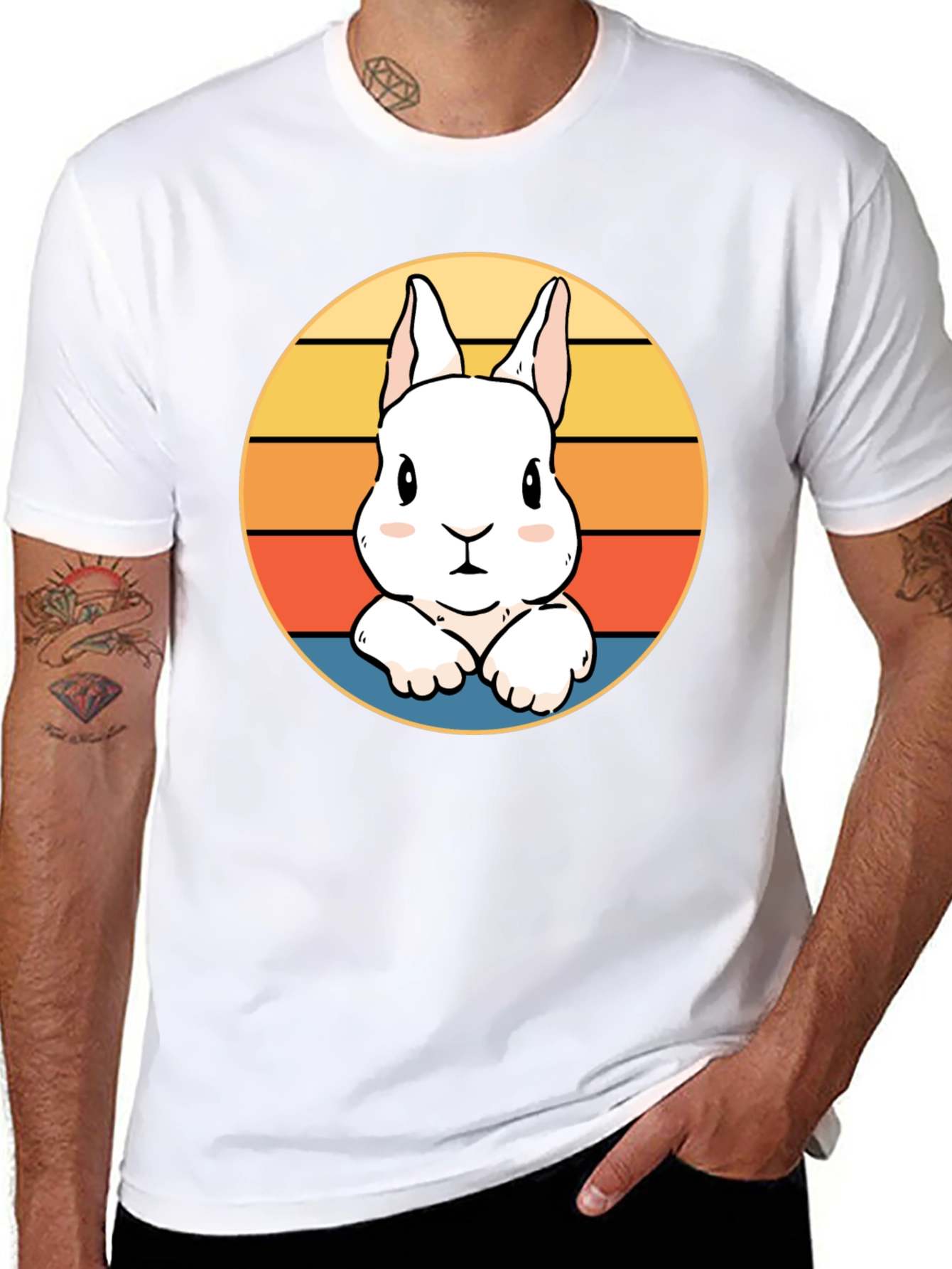 Cute Bunny Sunset T-Shirt