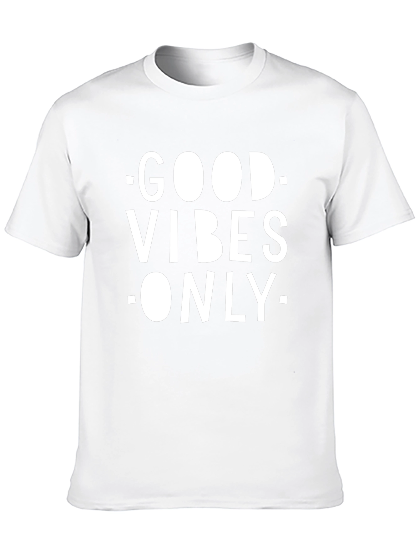 Good Vibes Only Black Graphic T-Shirt