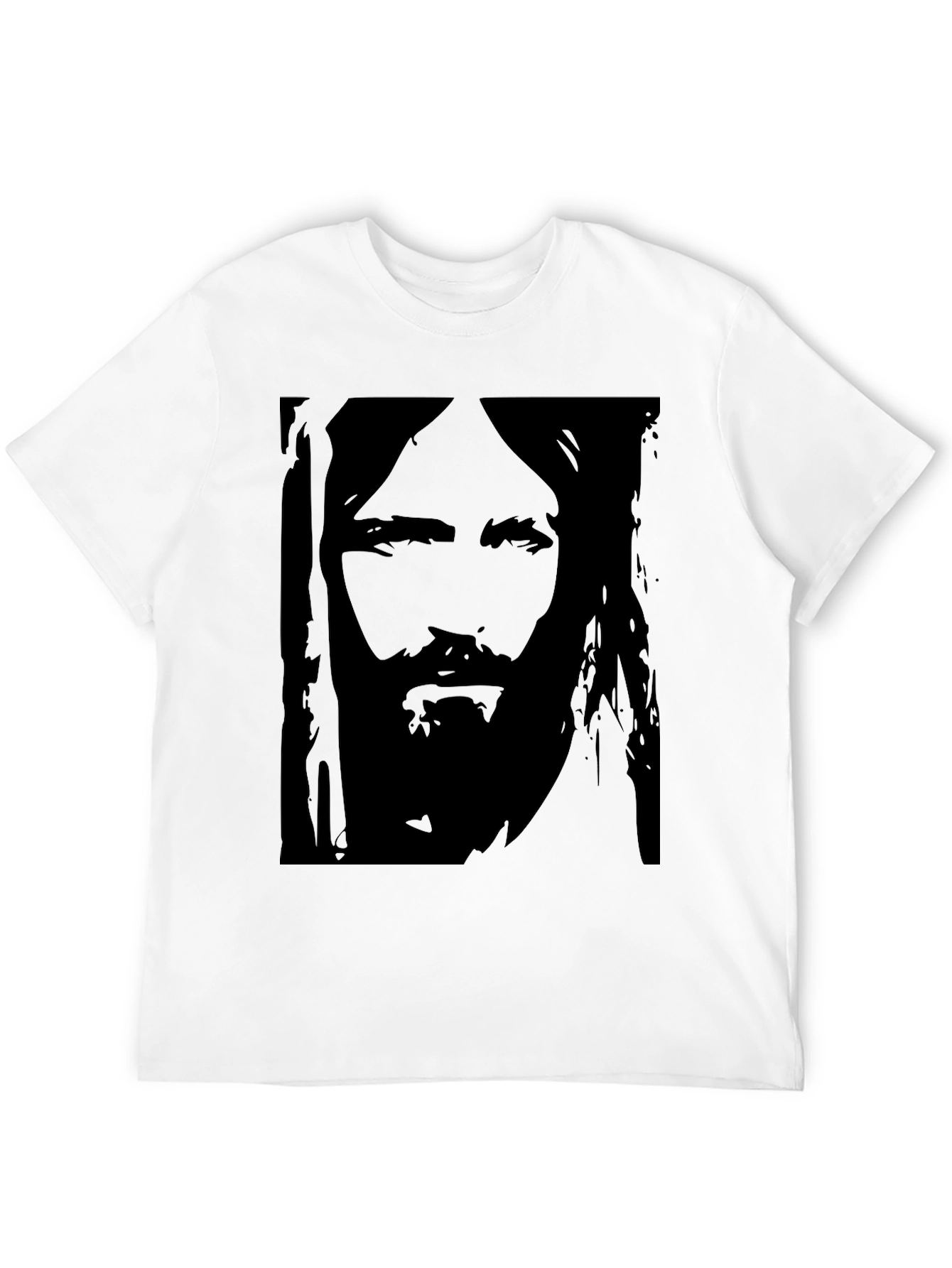 Jesus Silhouette Black T-Shirt
