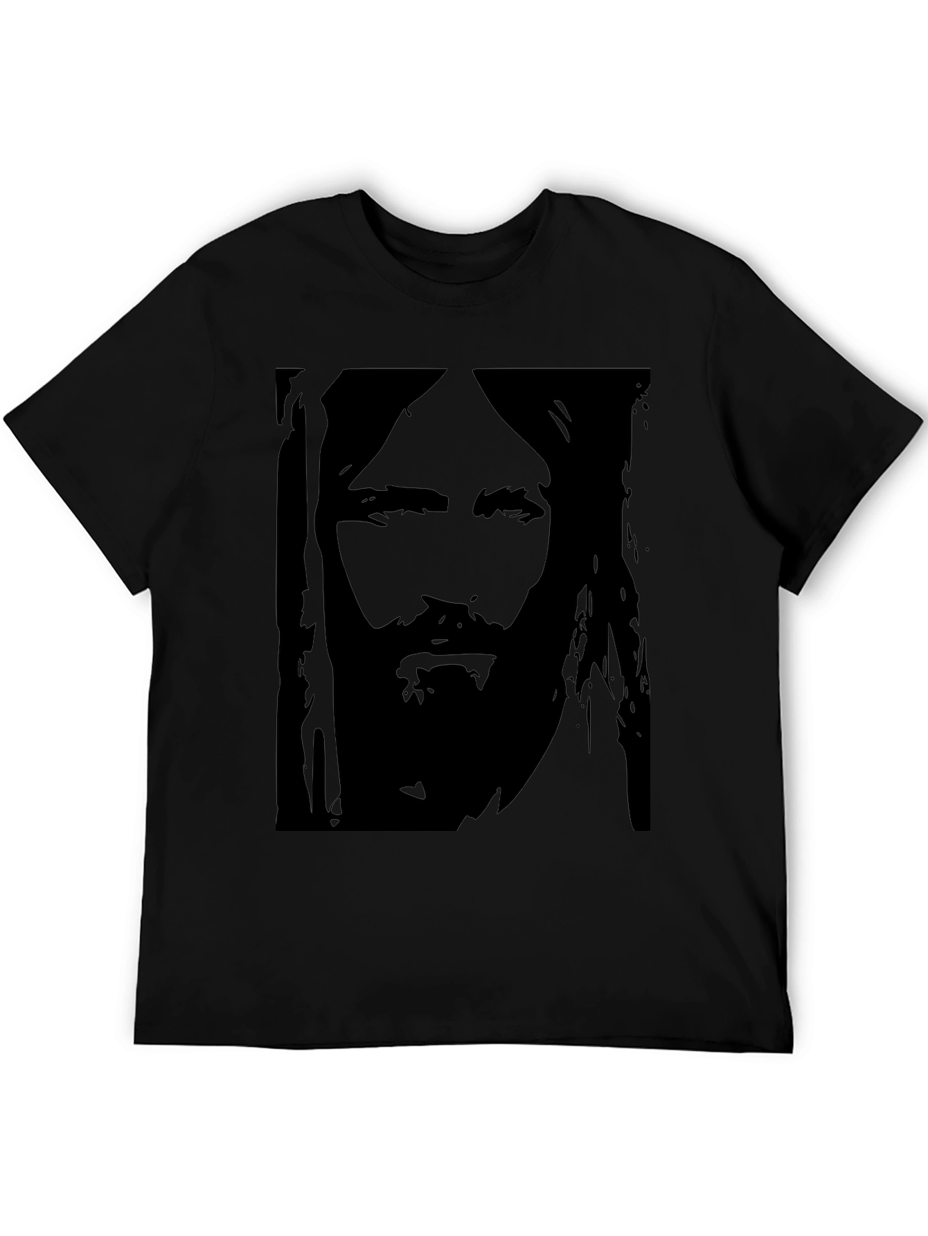 Jesus Silhouette Black T-Shirt