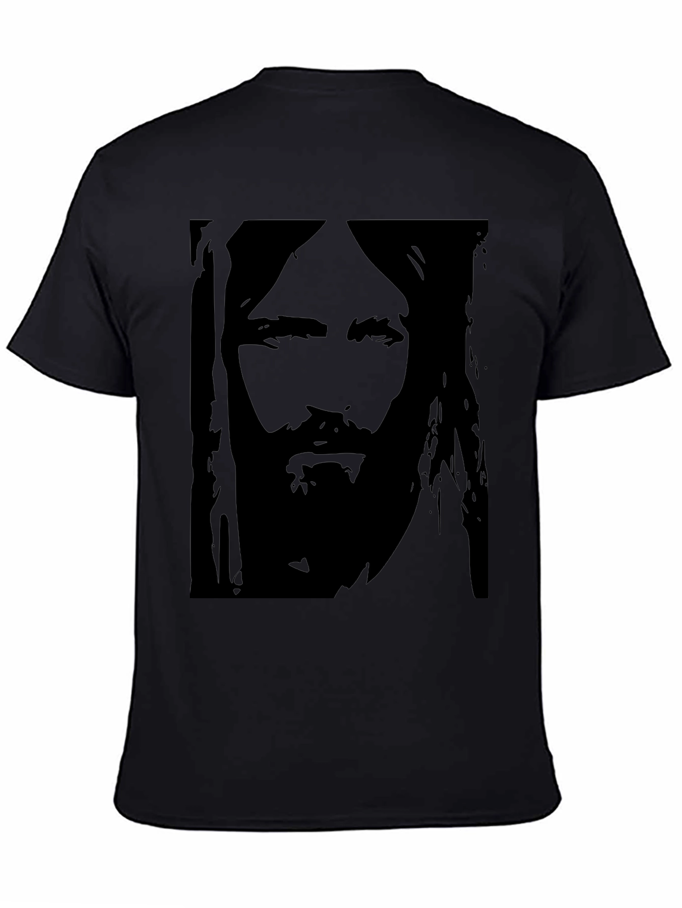 Jesus Silhouette Black T-Shirt