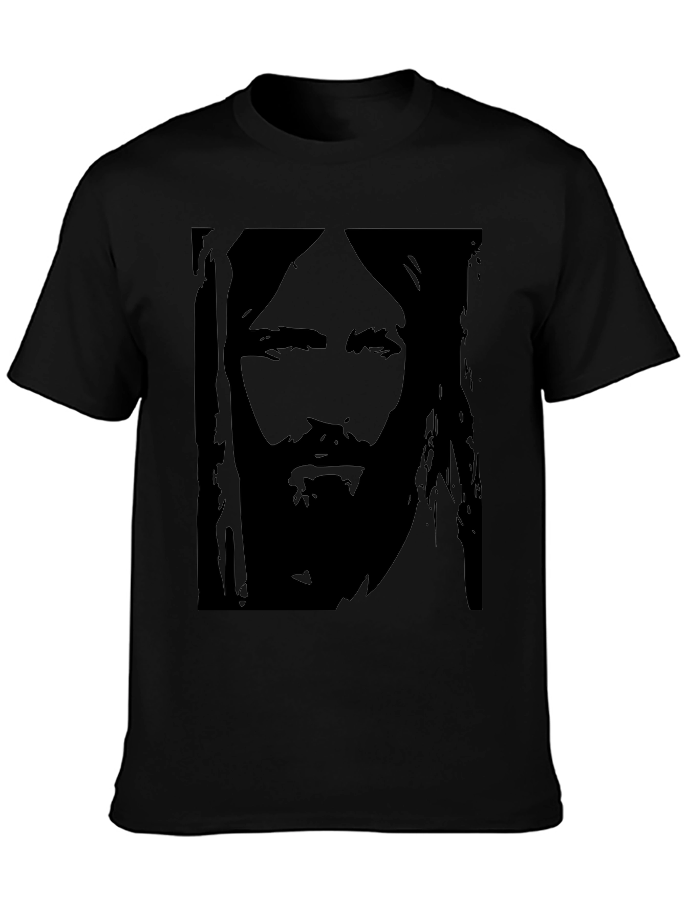 Jesus Silhouette Black T-Shirt