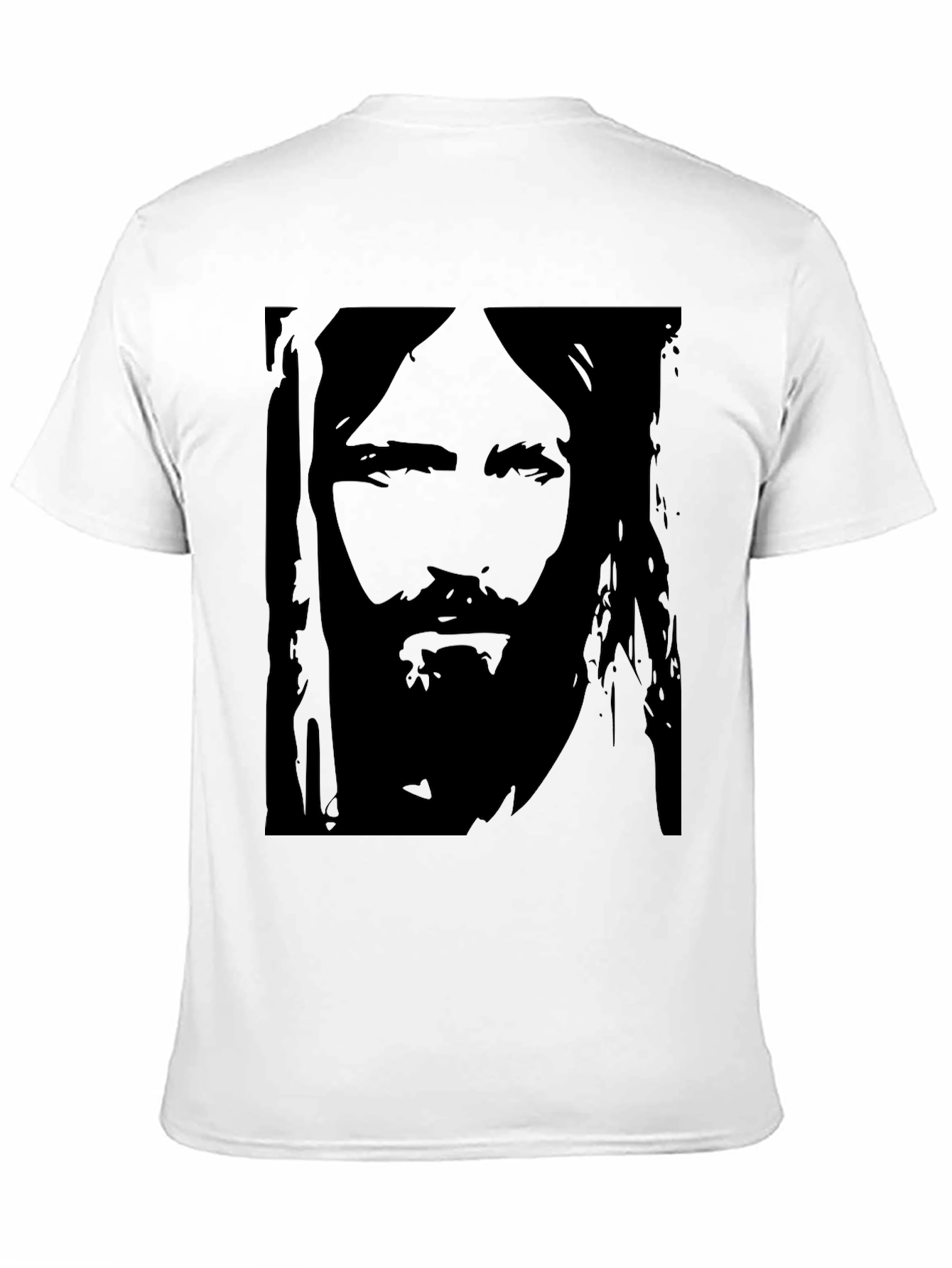 Jesus Silhouette Black T-Shirt