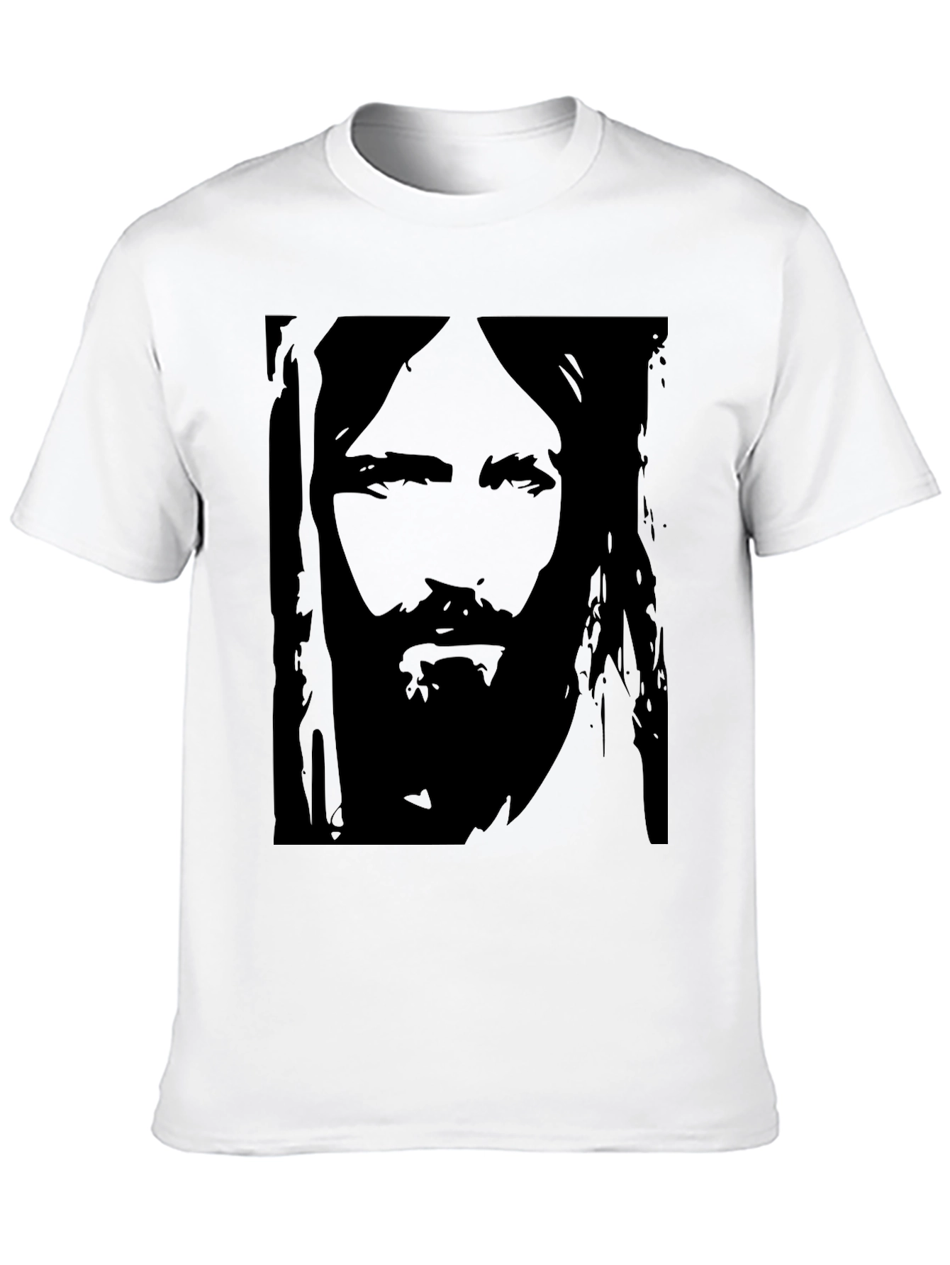 Jesus Silhouette Black T-Shirt