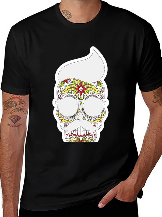 Sugar Skull T-Shirt - Day of the Dead Style