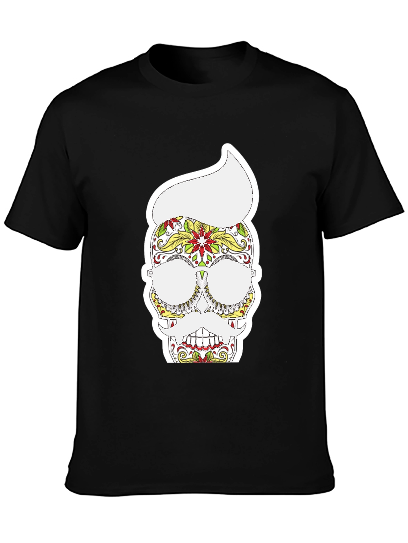 Sugar Skull T-Shirt - Day of the Dead Style