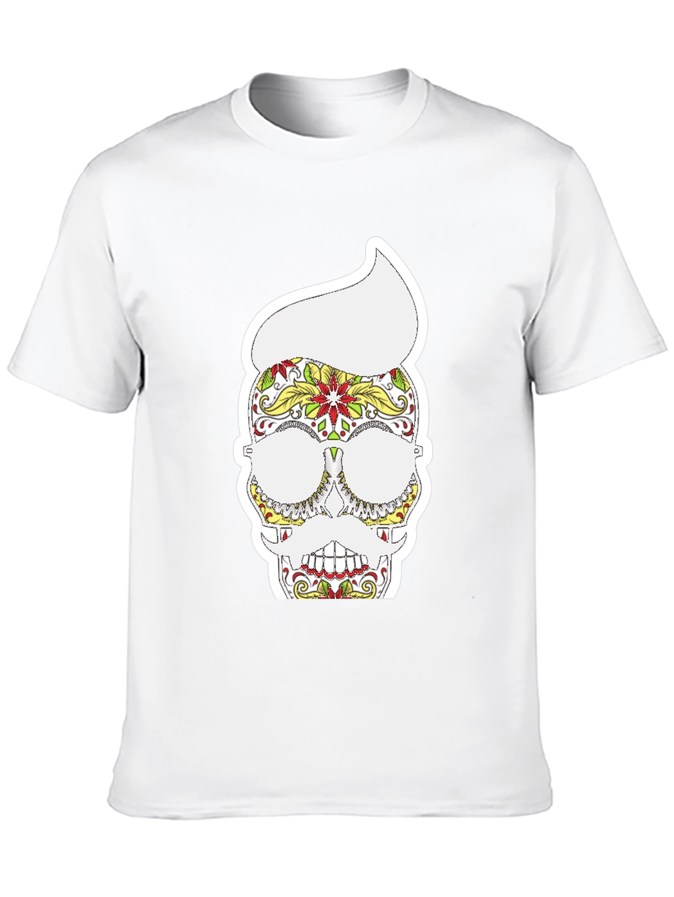 Sugar Skull T-Shirt - Day of the Dead Style