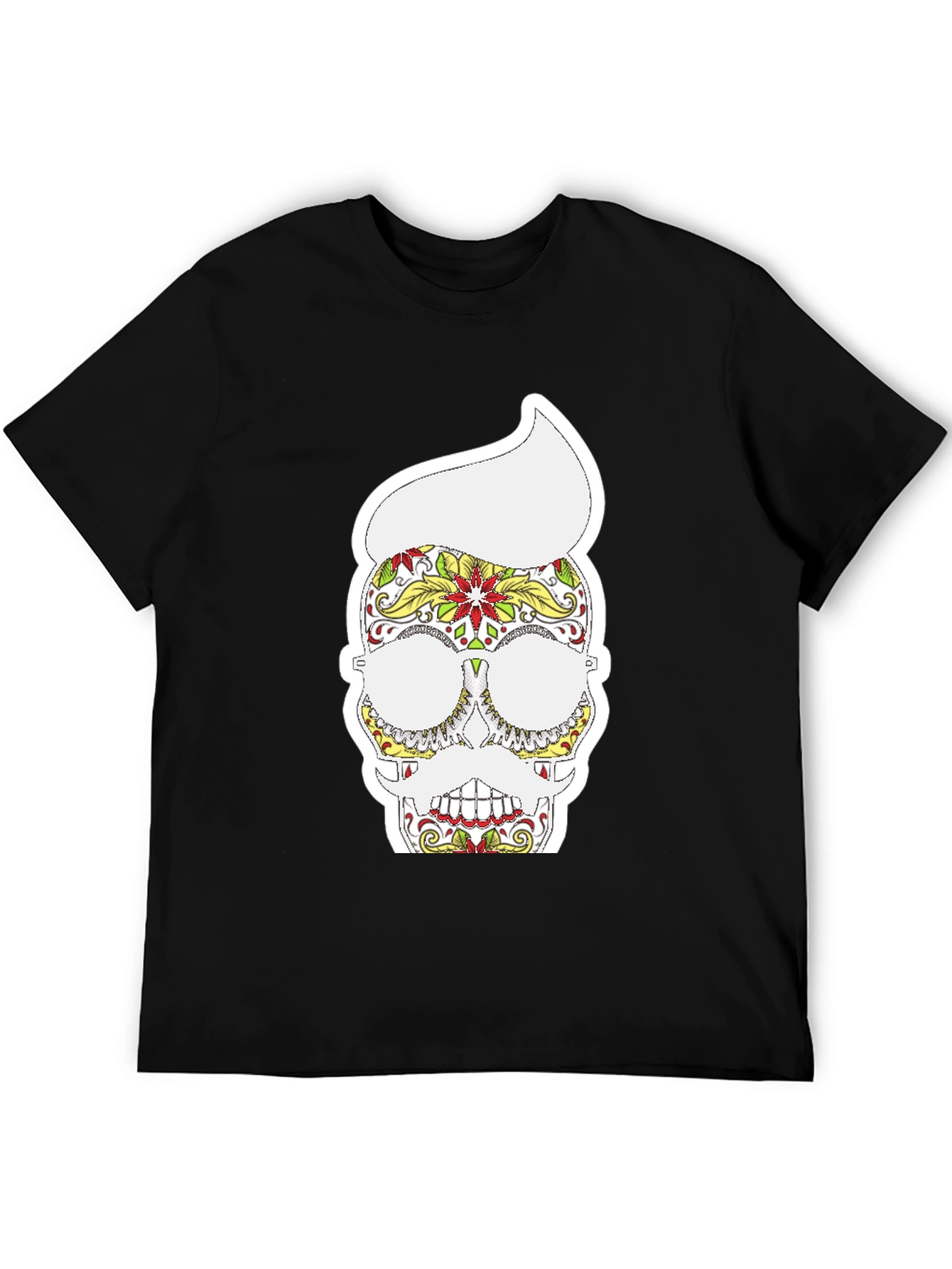 Sugar Skull T-Shirt - Day of the Dead Style