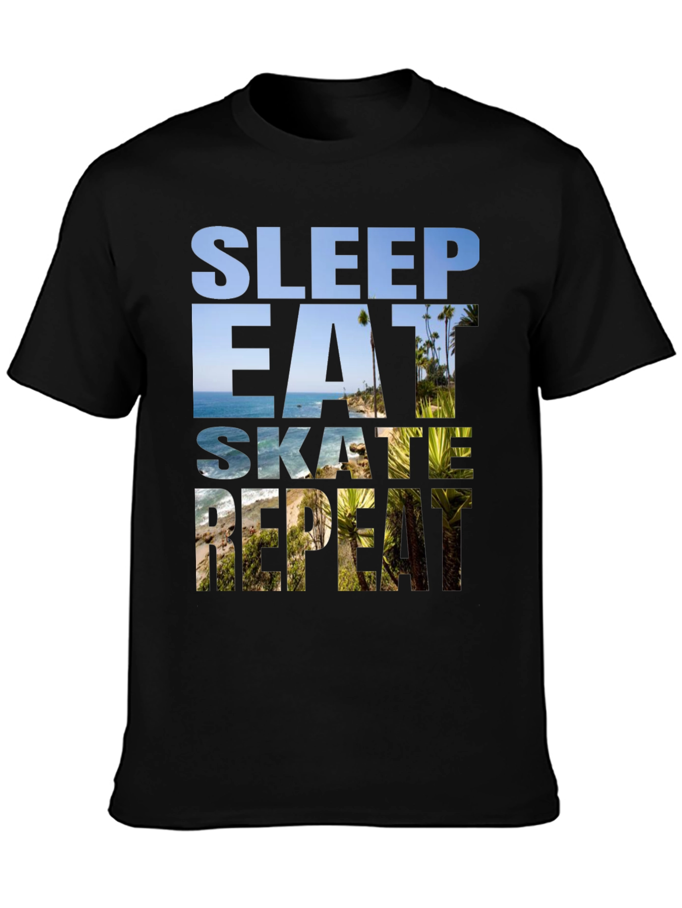 Sleep Eat Skate Repeat Graphic Tee