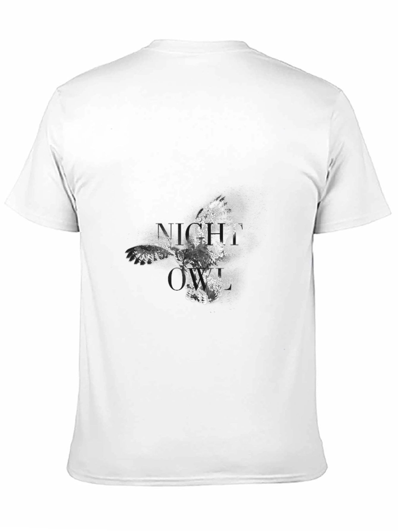 Night Owl Graphic Black T-Shirt
