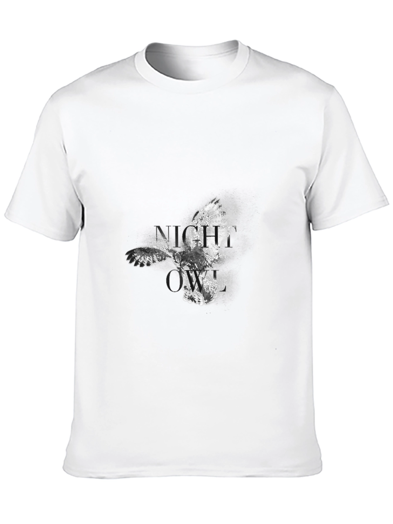 Night Owl Graphic Black T-Shirt
