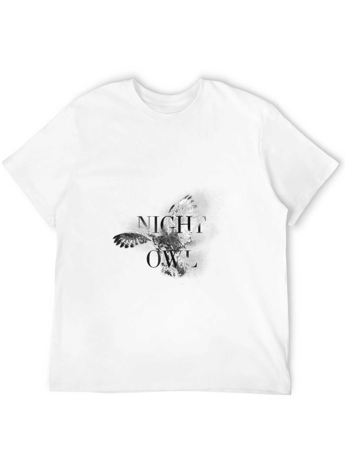 Night Owl Graphic Black T-Shirt