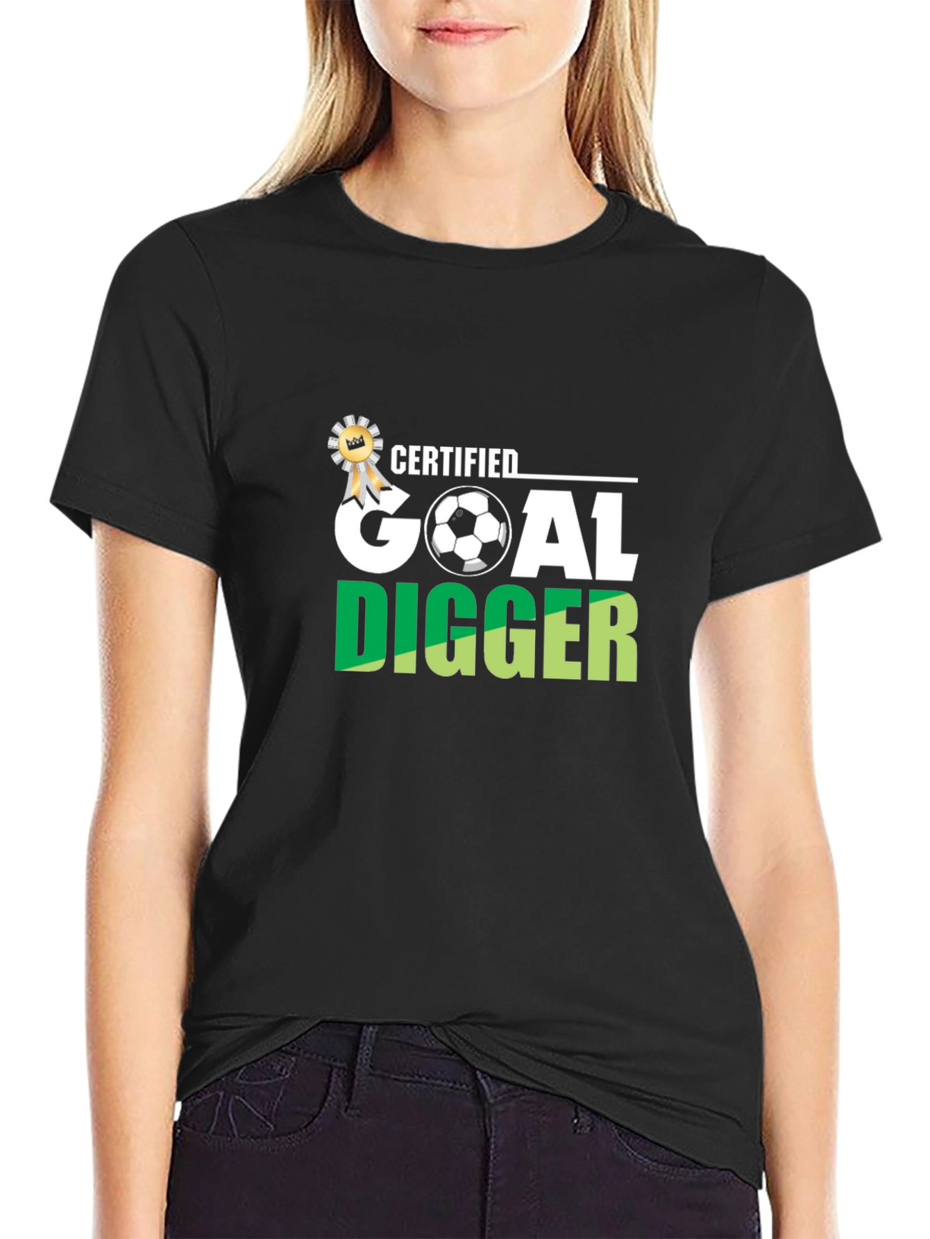 Certified Goal Digger Soccer T-Shirt