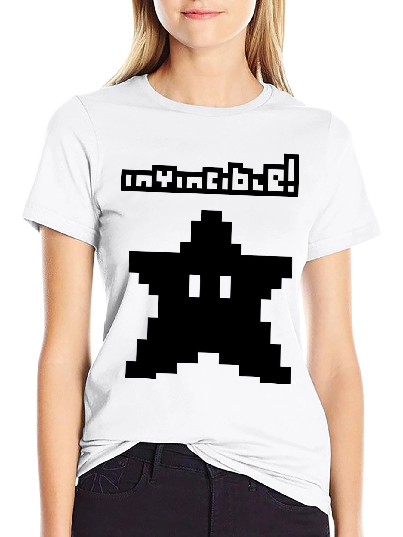 Invincible Star Power-Up Black T-Shirt