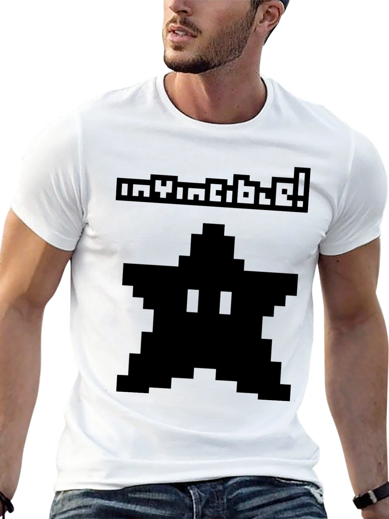 Invincible Star Power-Up Black T-Shirt