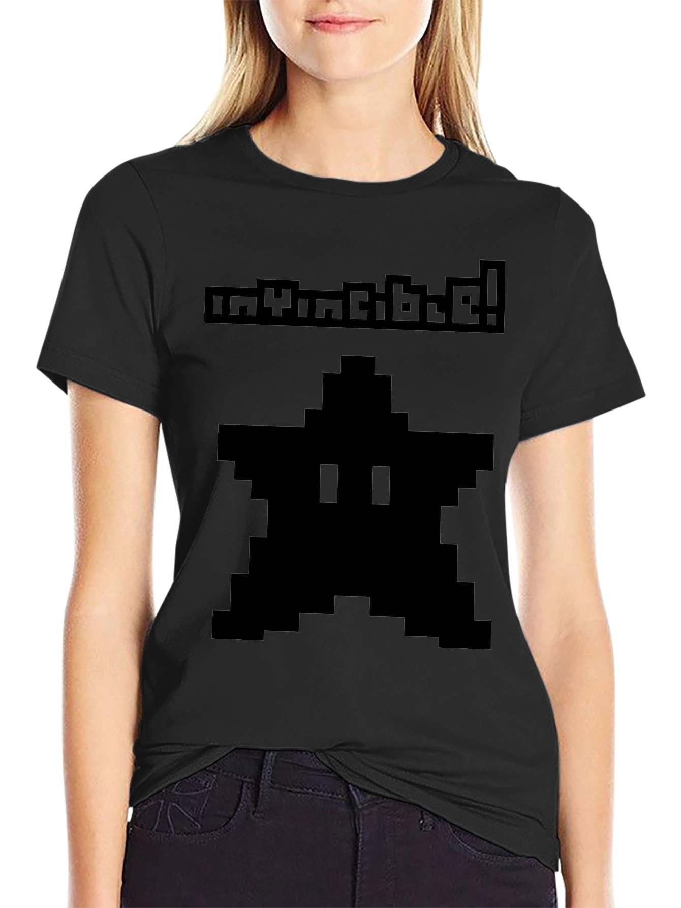 Invincible Star Power-Up Black T-Shirt