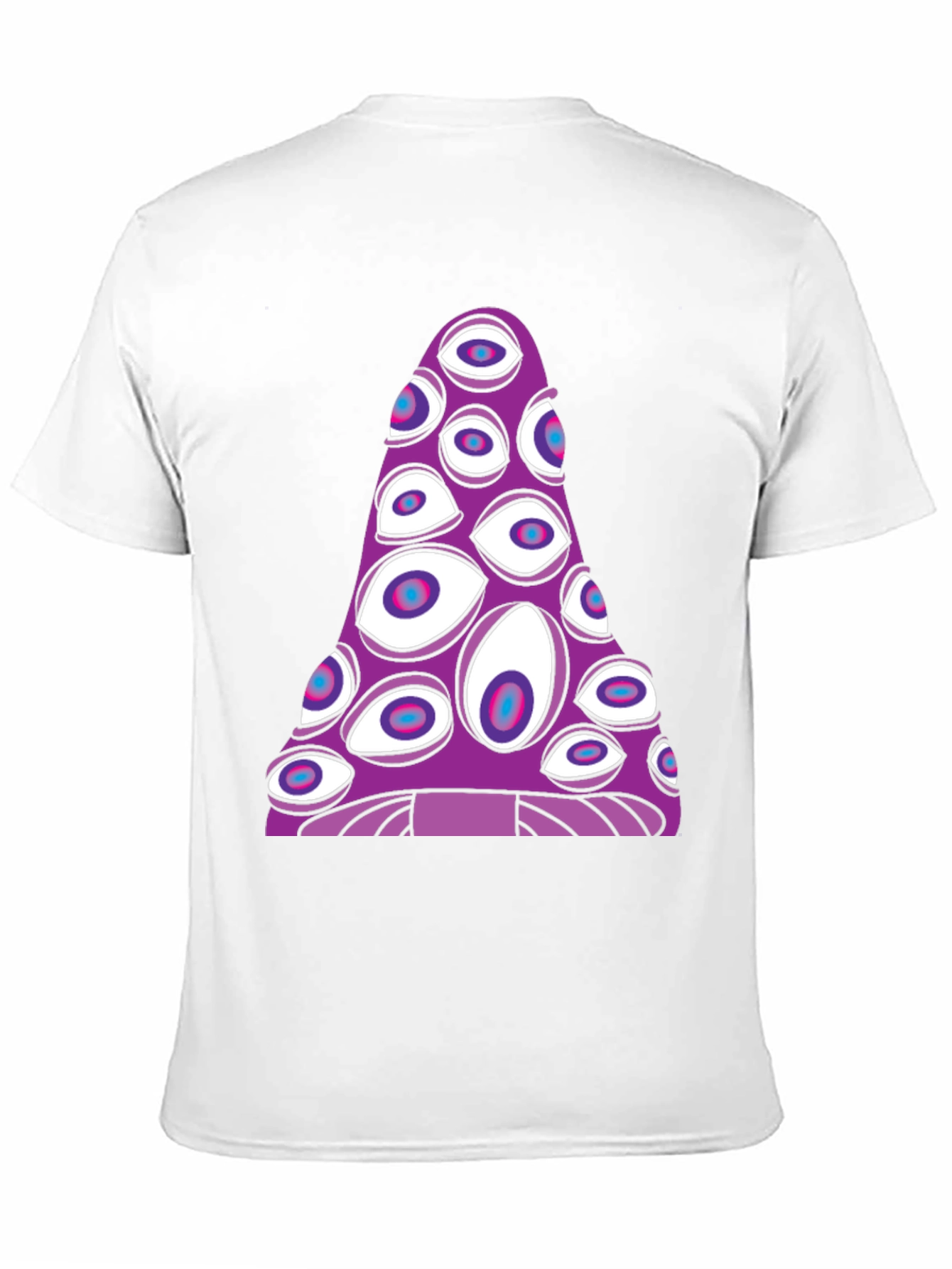 Eye-Catching Trippy Mushroom Graphic Tee