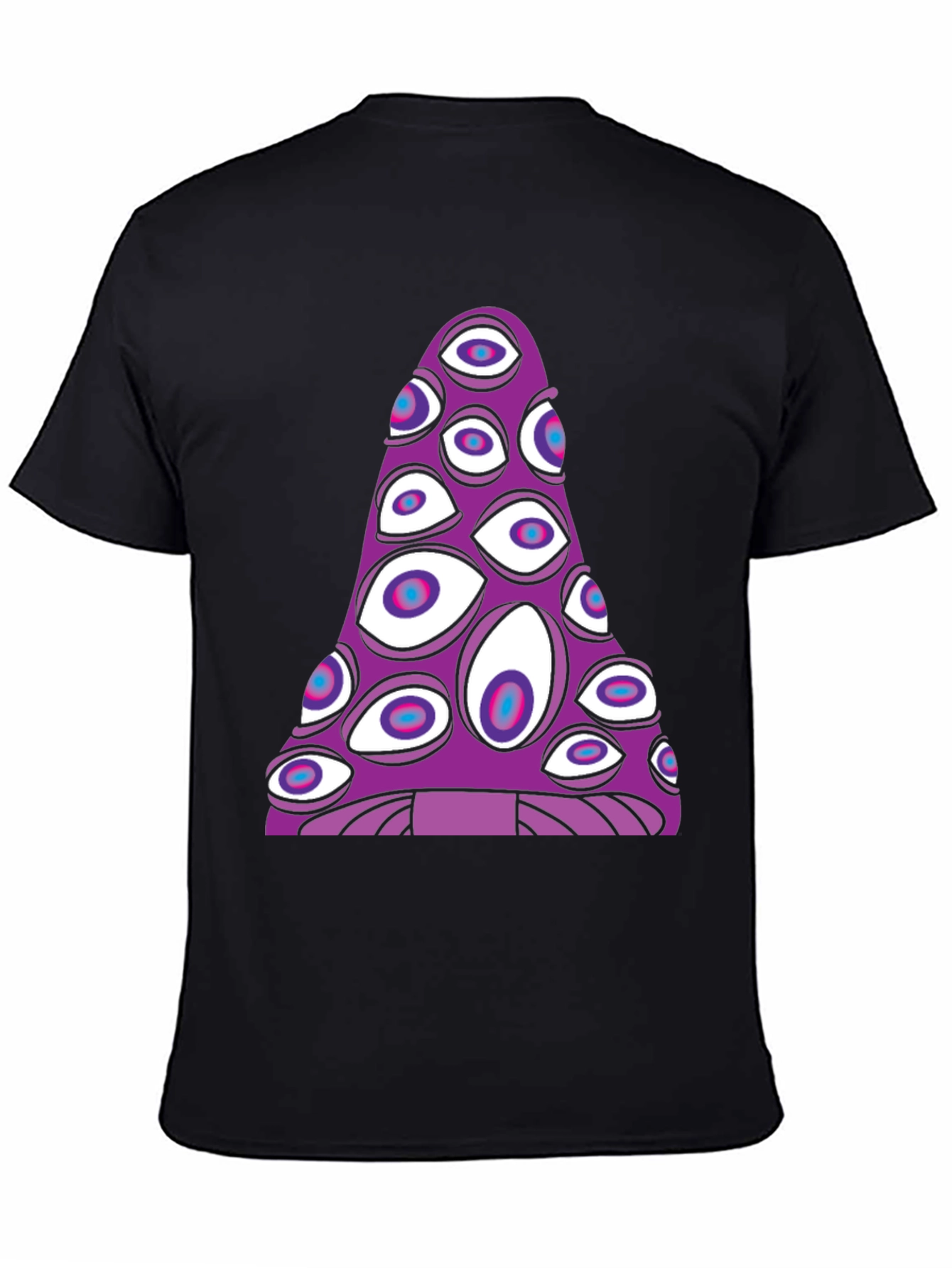 Eye-Catching Trippy Mushroom Graphic Tee
