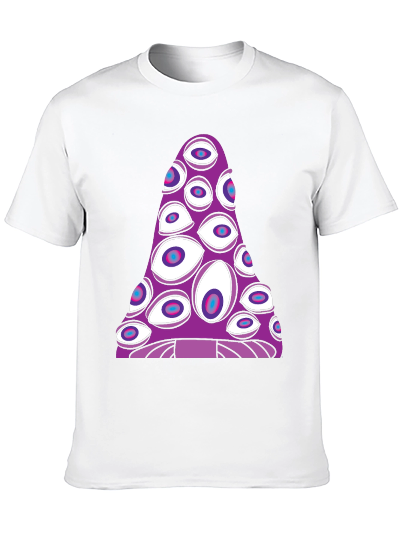 Eye-Catching Trippy Mushroom Graphic Tee