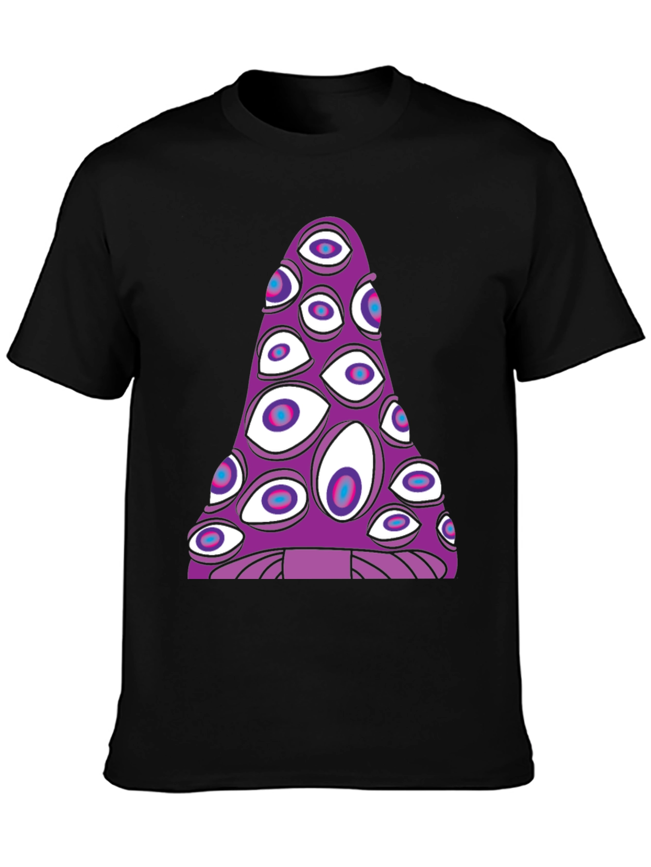 Eye-Catching Trippy Mushroom Graphic Tee