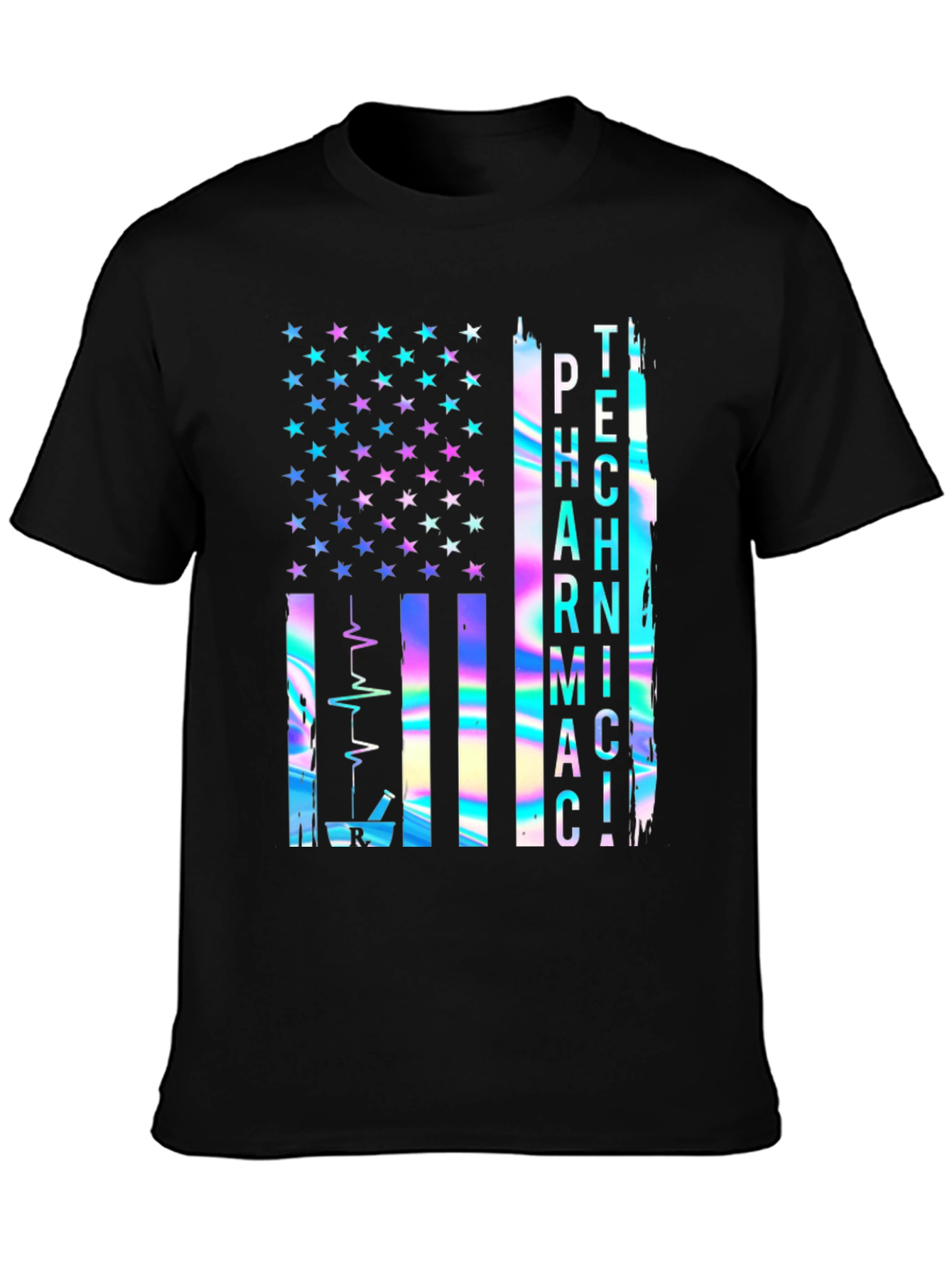 Pharmacy Technician Flag T-Shirt