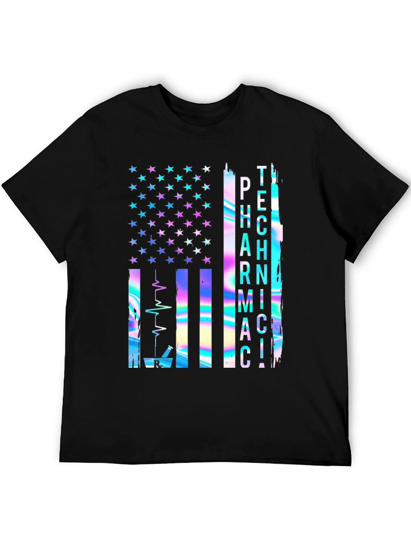Pharmacy Technician Flag T-Shirt