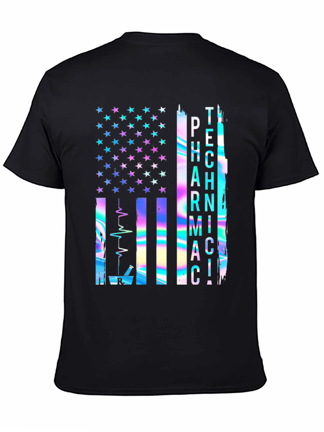 Pharmacy Technician Flag T-Shirt