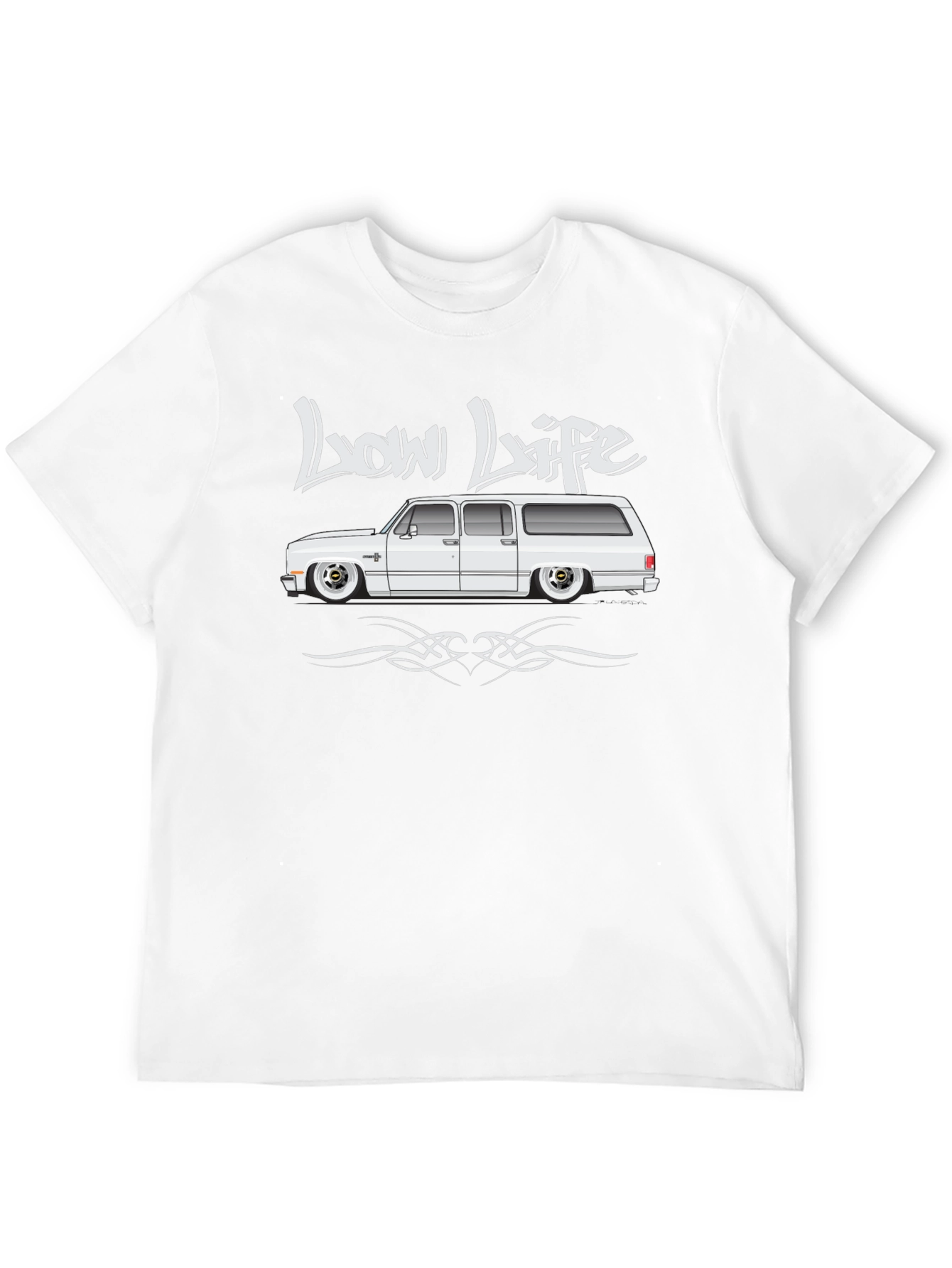 Low Life Car Graphic Black T-Shirt