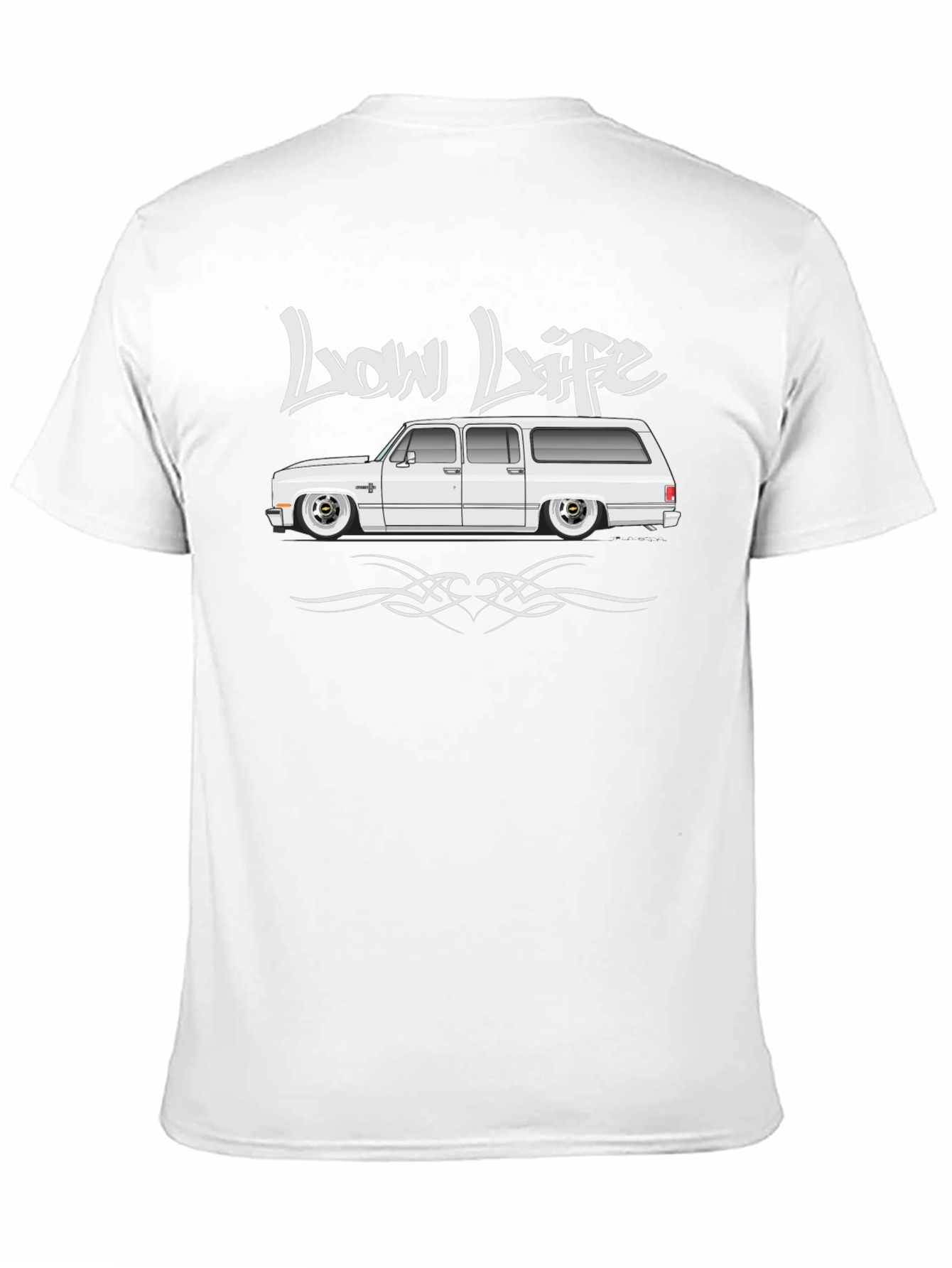 Low Life Car Graphic Black T-Shirt