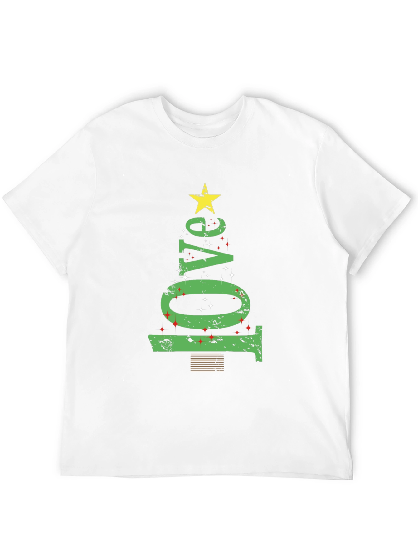 Love Christmas Tree Graphic Tee - Holiday Spirit