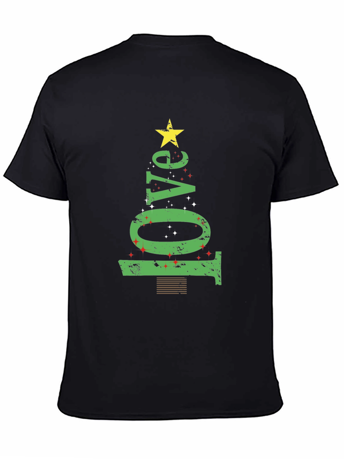 Love Christmas Tree Graphic Tee - Holiday Spirit