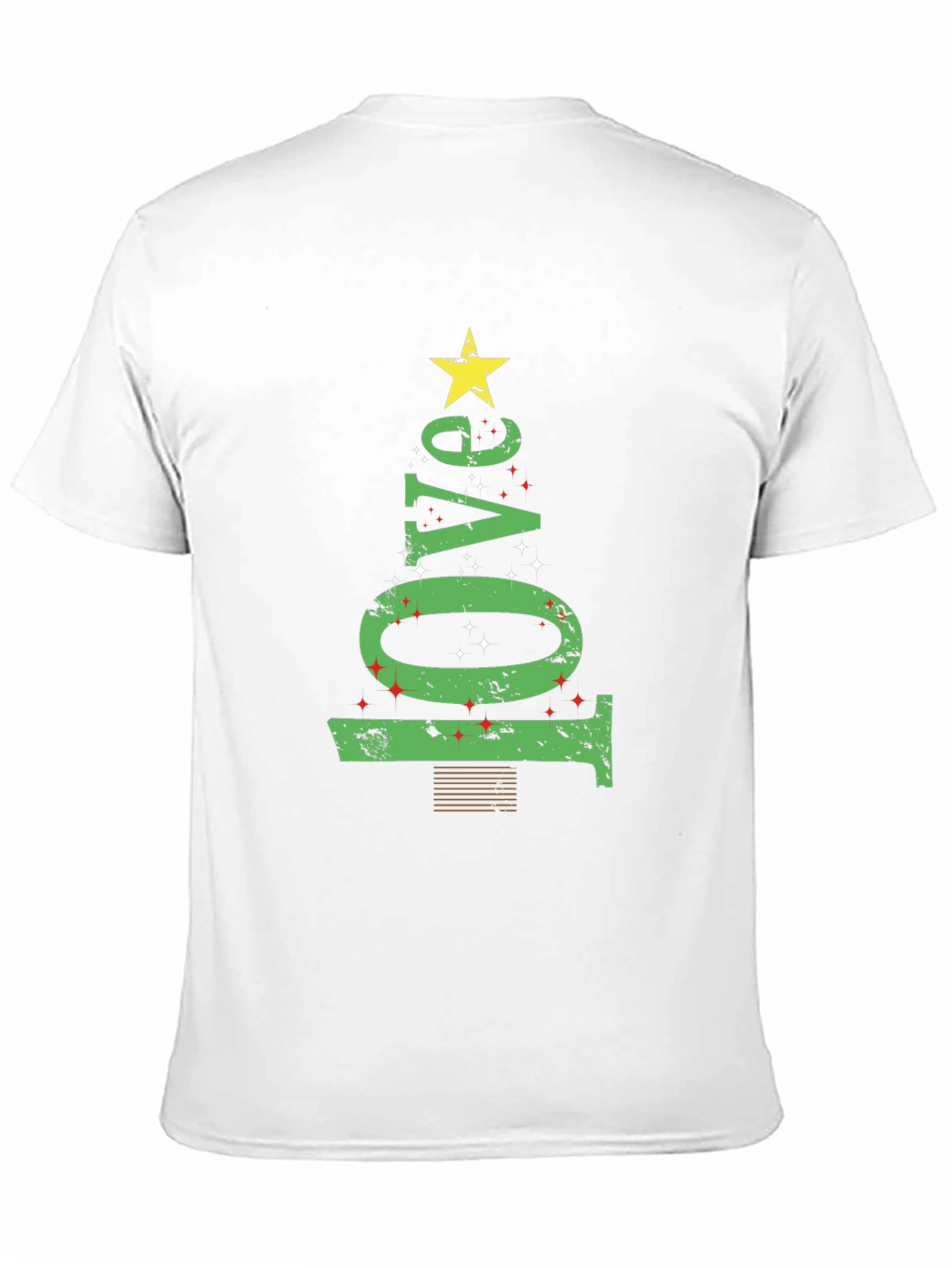 Love Christmas Tree Graphic Tee - Holiday Spirit