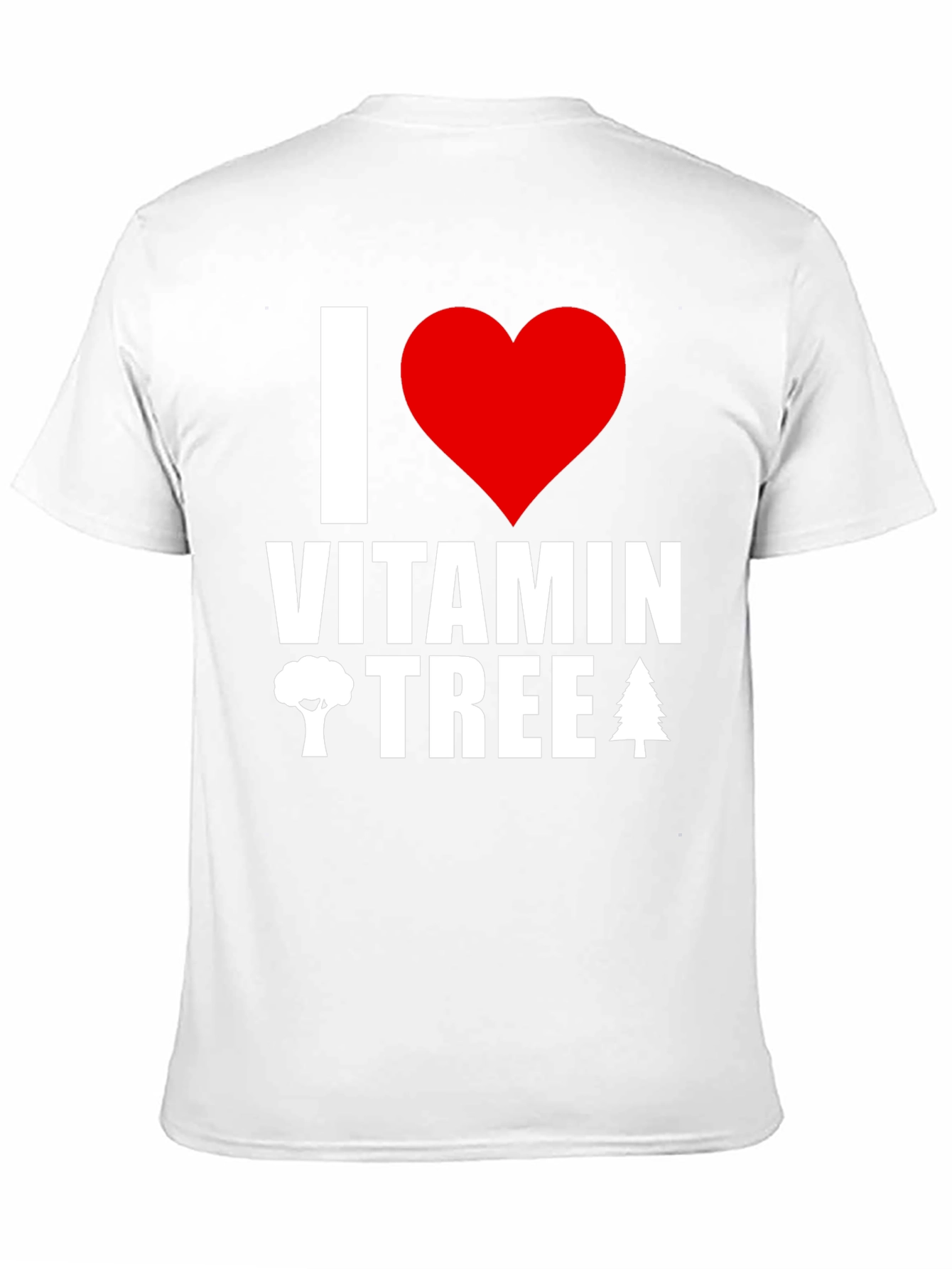 I Heart Vitamin Tree Graphic Tee - Black T-Shirt