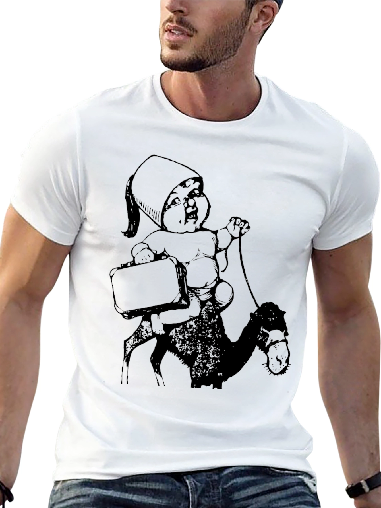 Novelty Baby on Camel T-Shirt