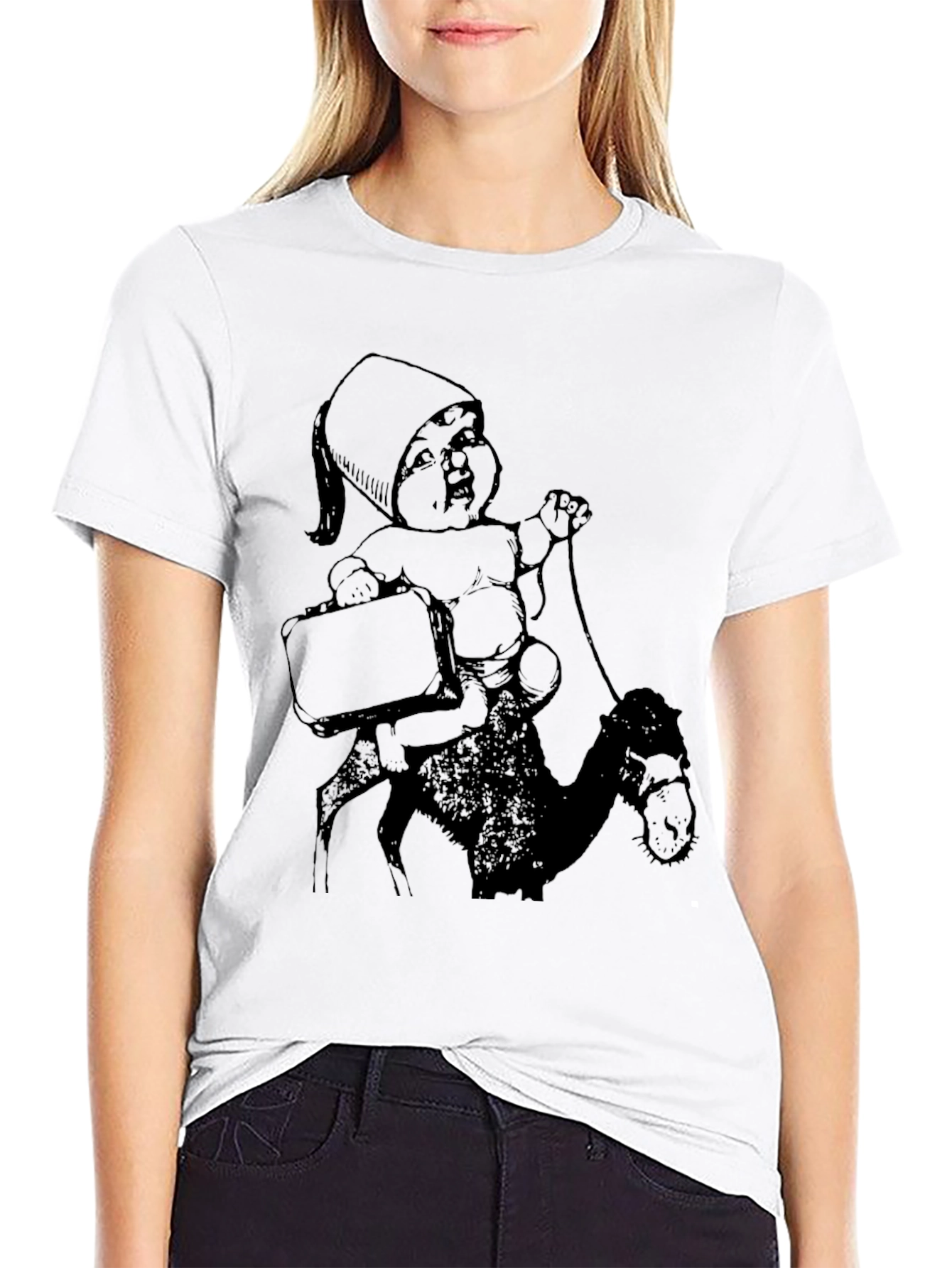 Novelty Baby on Camel T-Shirt